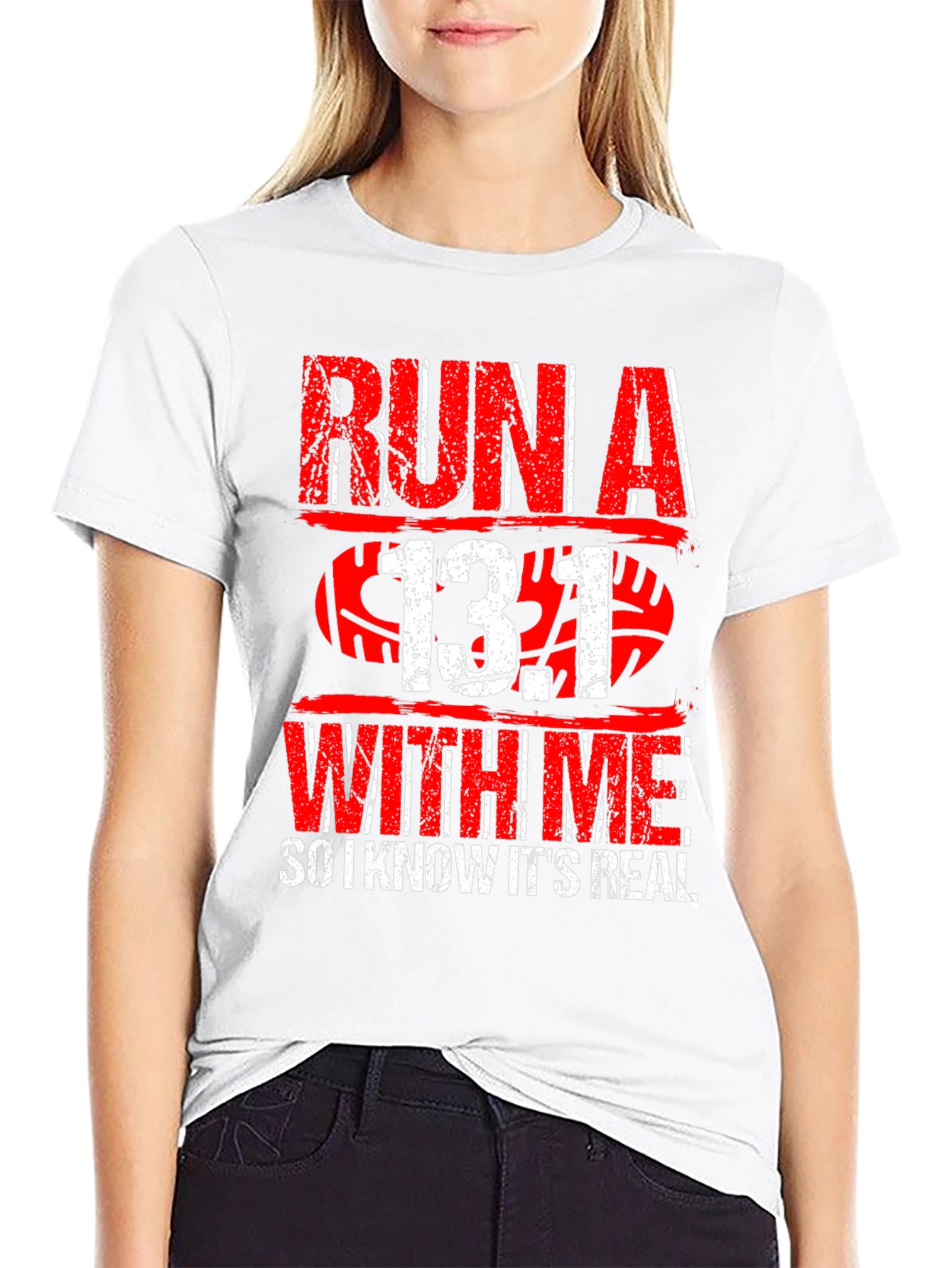 Run a 13.1 With Me T-Shirt