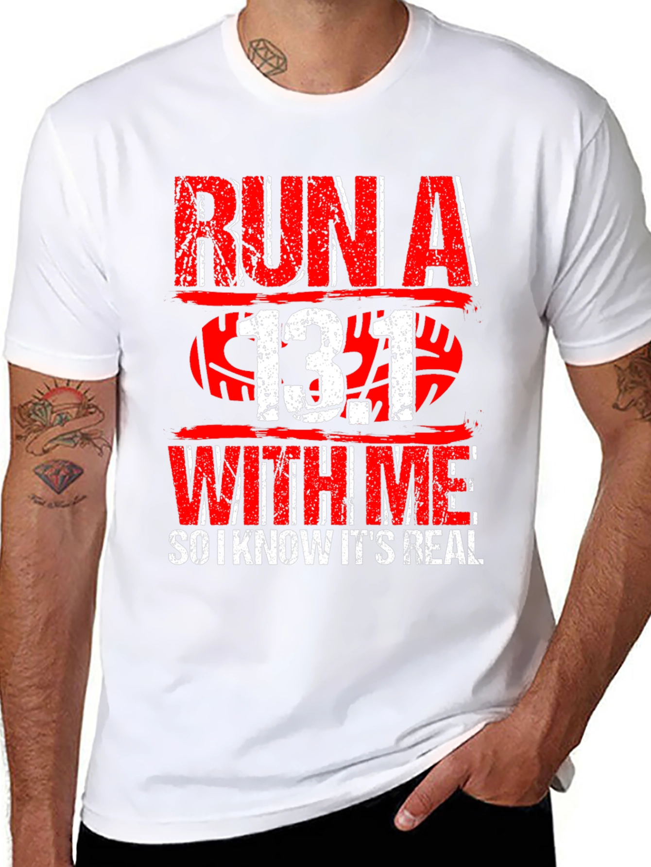 Run a 13.1 With Me T-Shirt