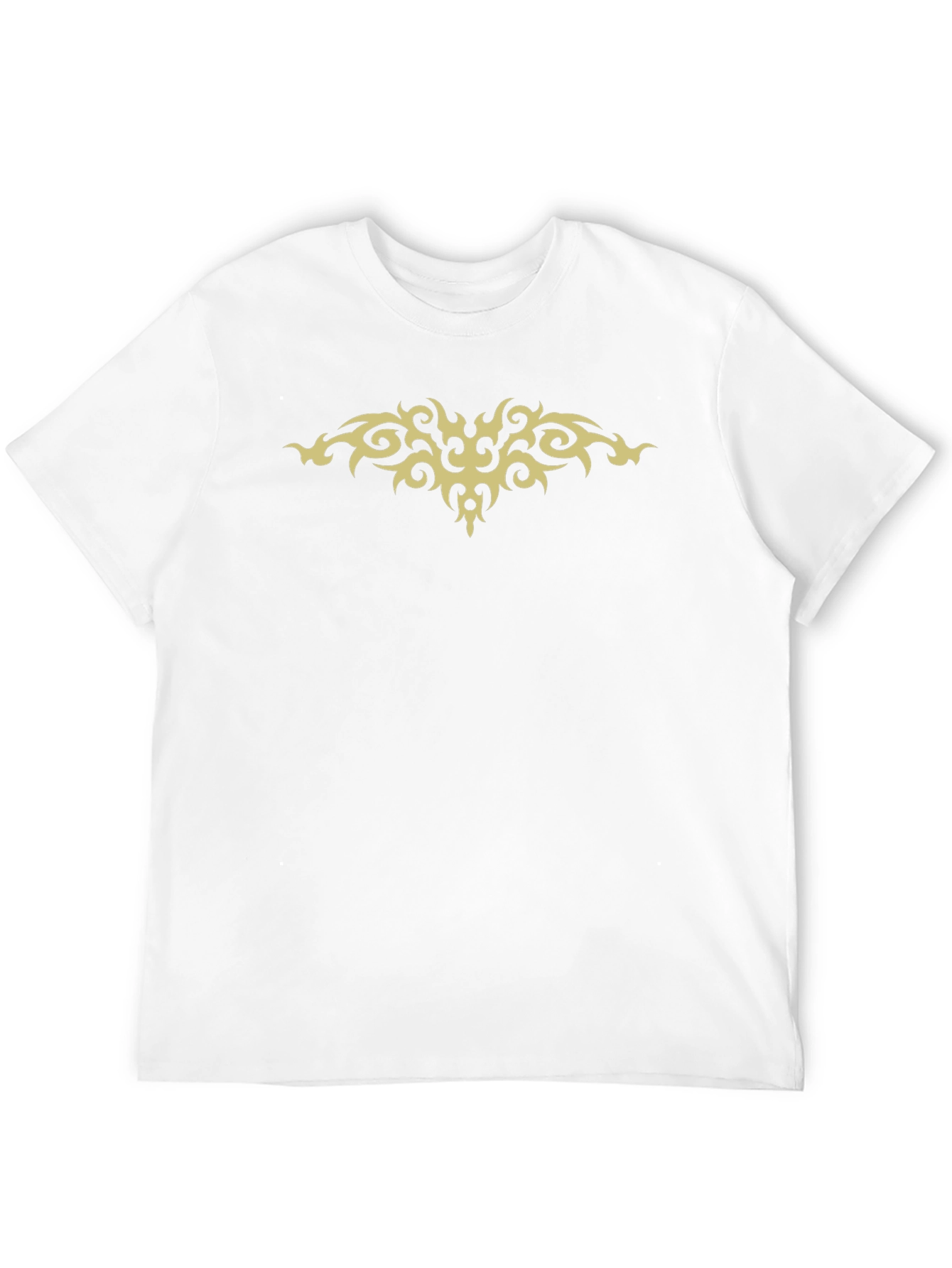 Tribal Style Graphic Tee - Black