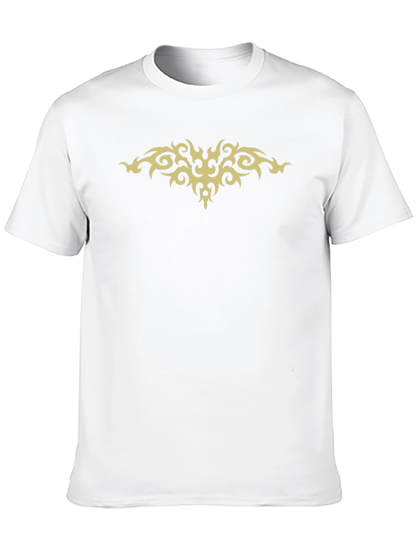 Tribal Style Graphic Tee - Black