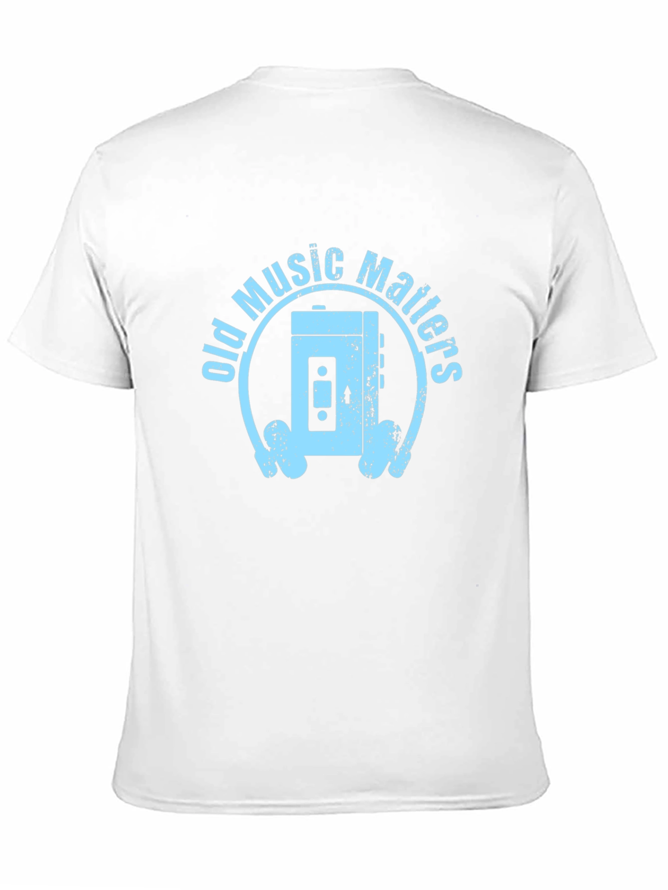 Old Music Matters T-Shirt - Retro Cassette Player Design