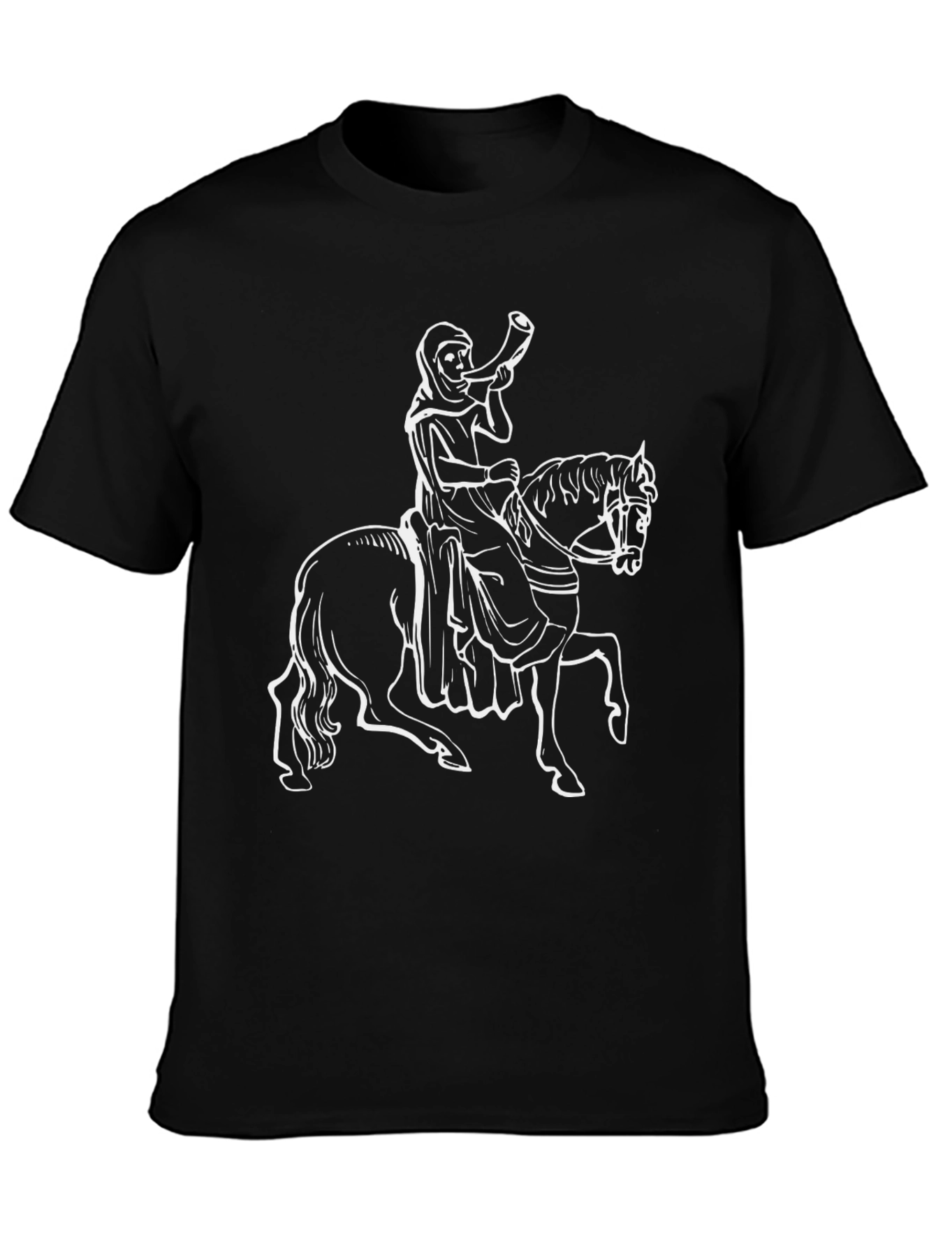 Medieval Trumpeter T-Shirt - Black