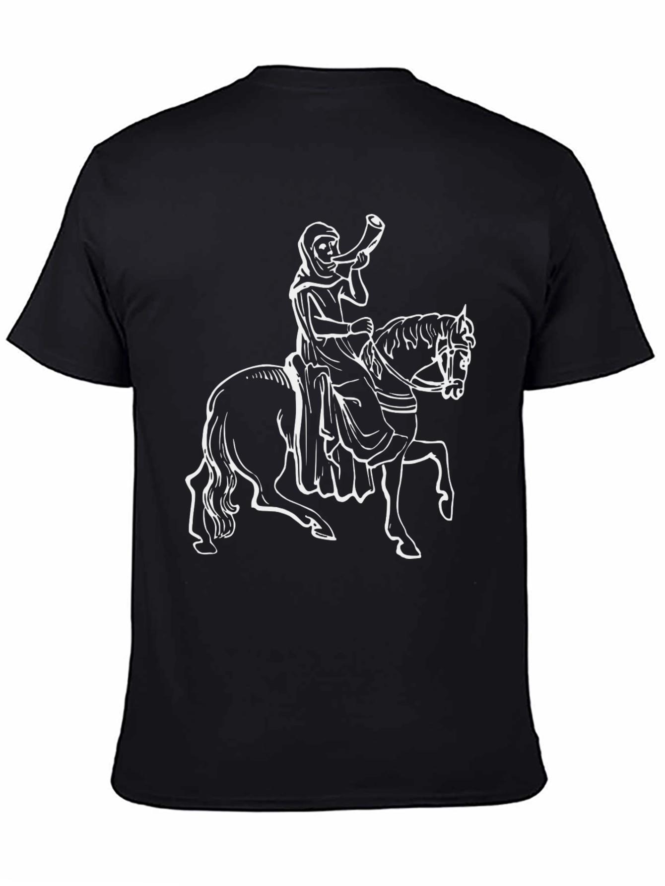 Medieval Trumpeter T-Shirt - Black