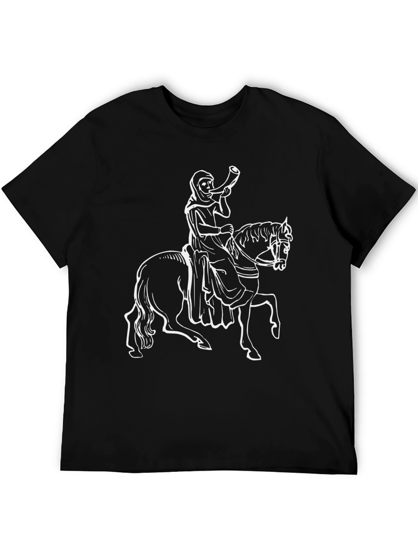 Medieval Trumpeter T-Shirt - Black