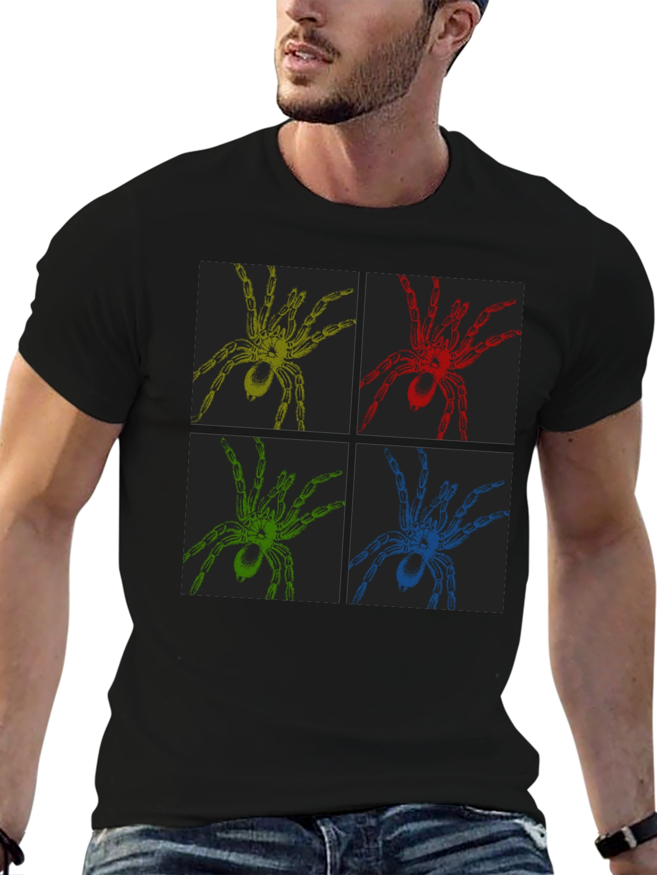 Spider Pop Art T-Shirt - Bold Graphic Tee