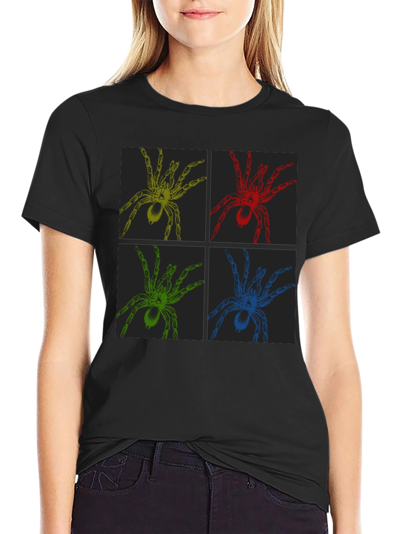 Spider Pop Art T-Shirt - Bold Graphic Tee