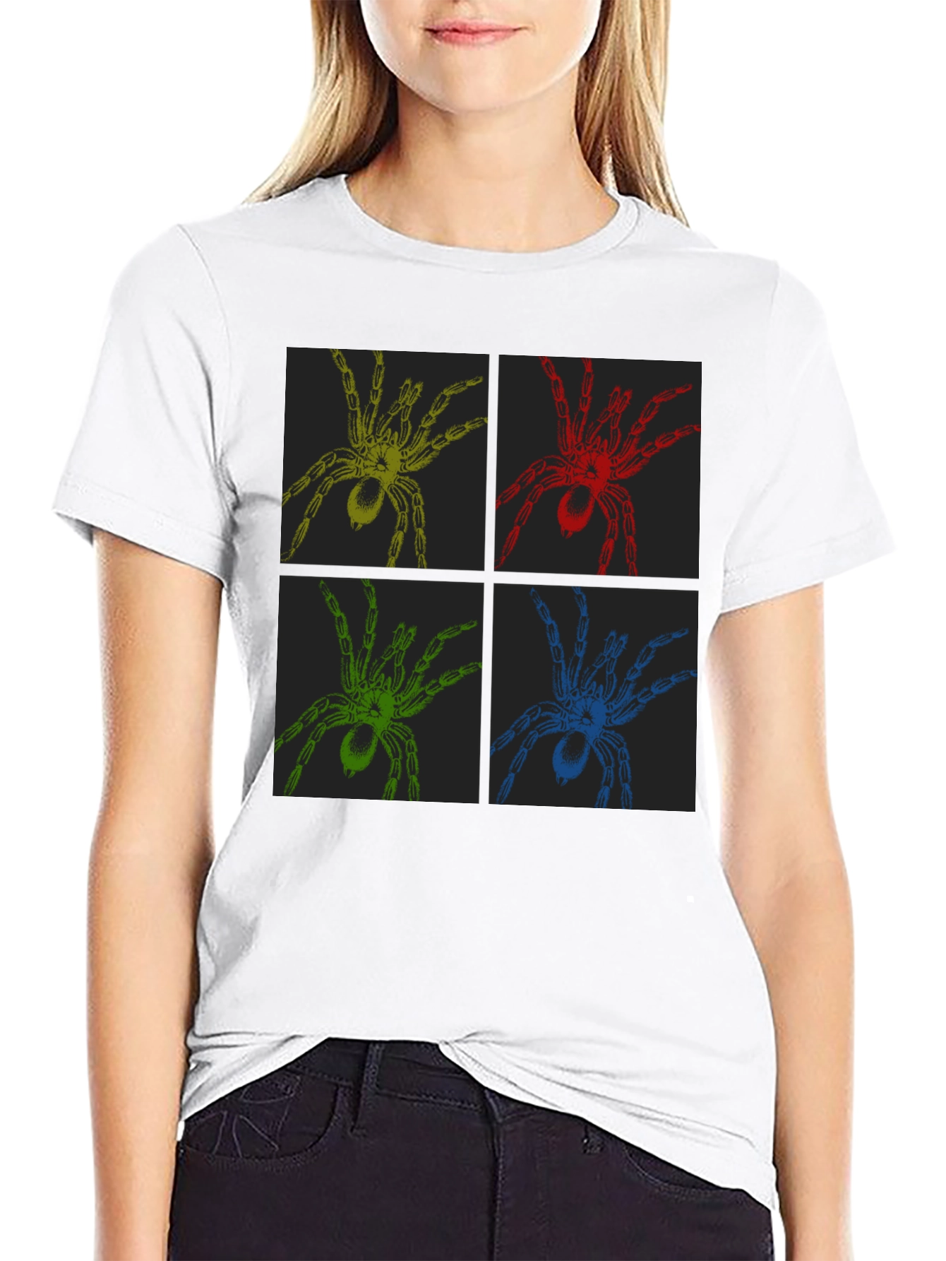 Spider Pop Art T-Shirt - Bold Graphic Tee