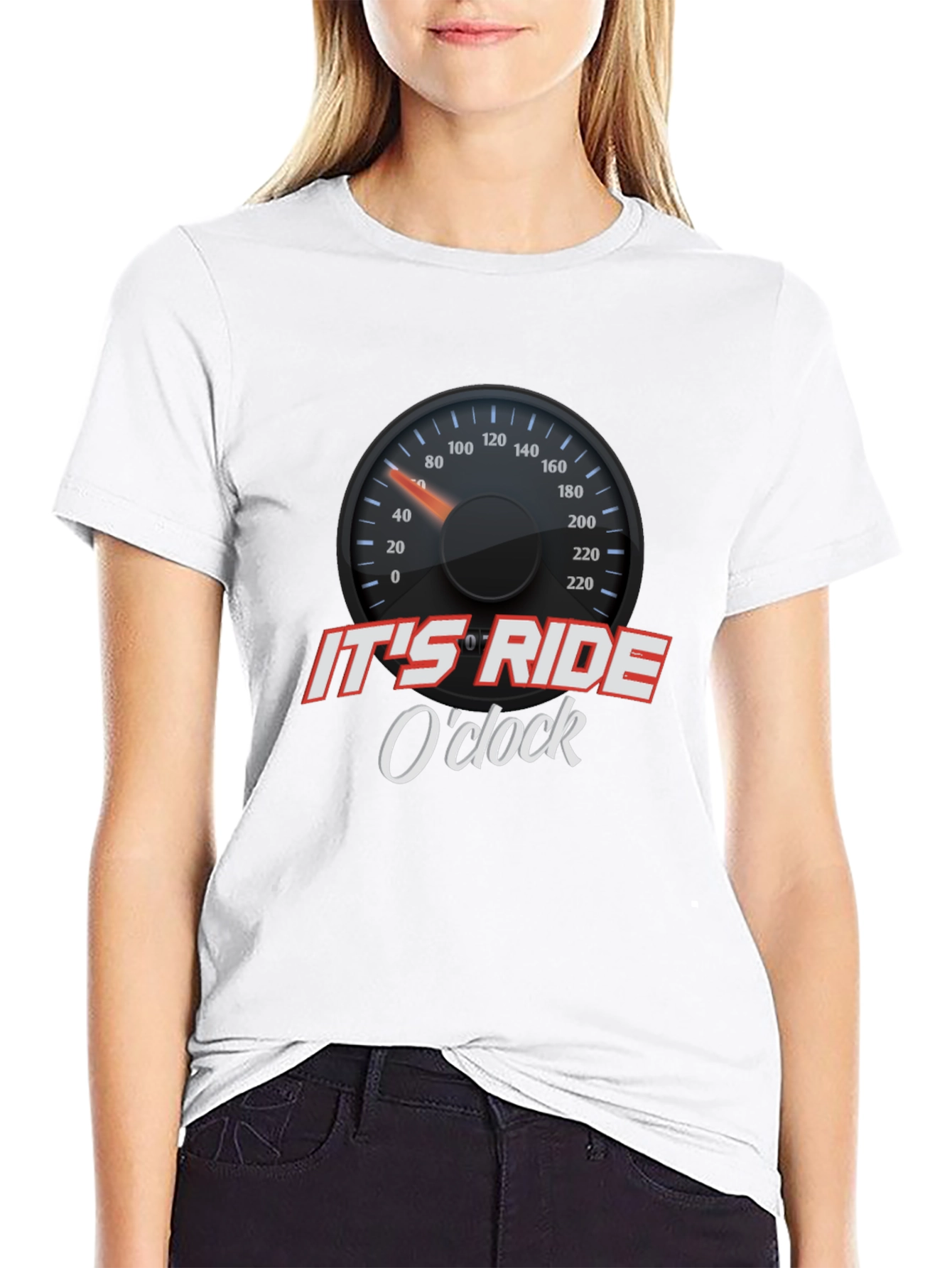 Its Ride OClock T-Shirt - Black