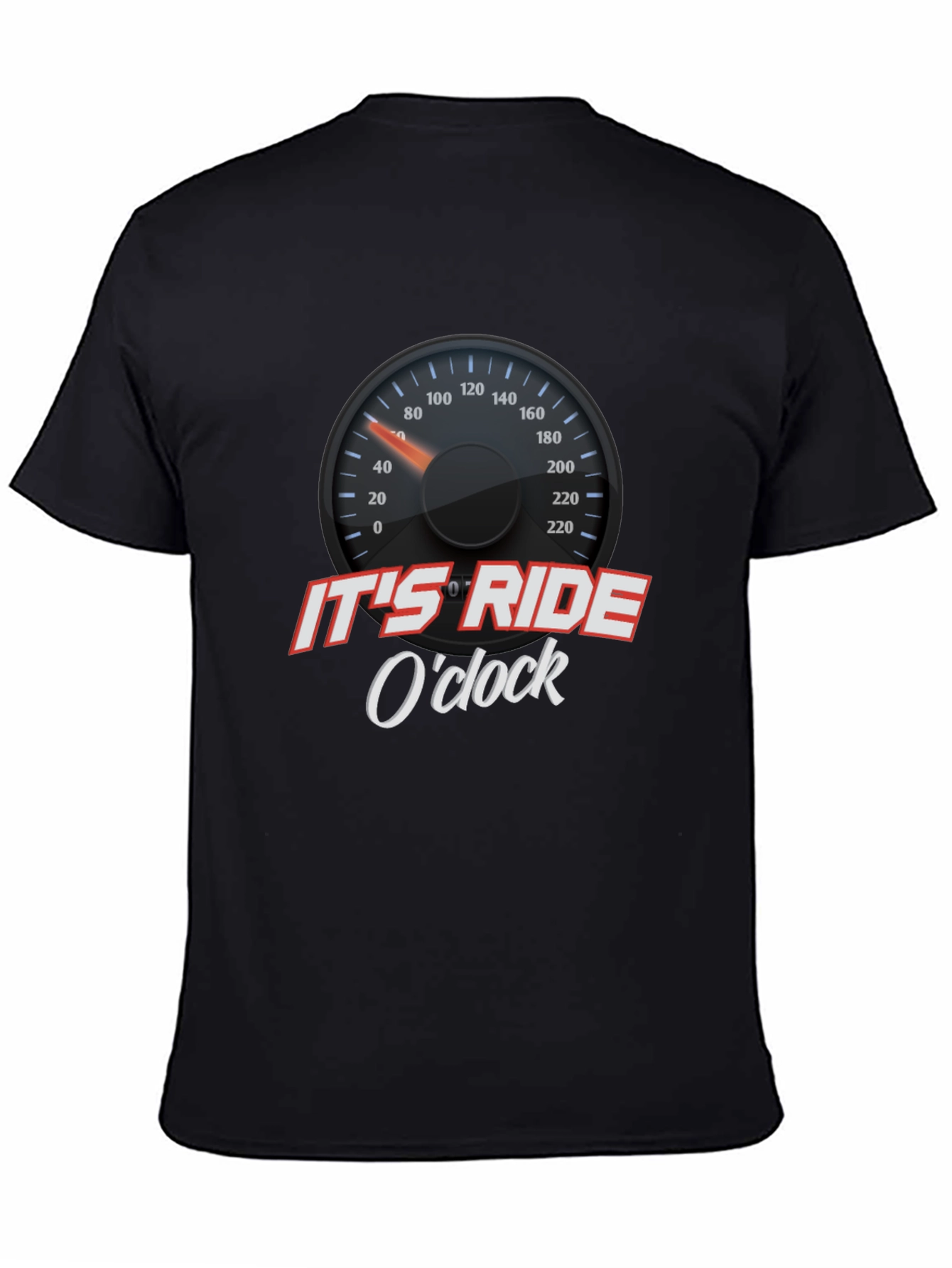 Its Ride OClock T-Shirt - Black