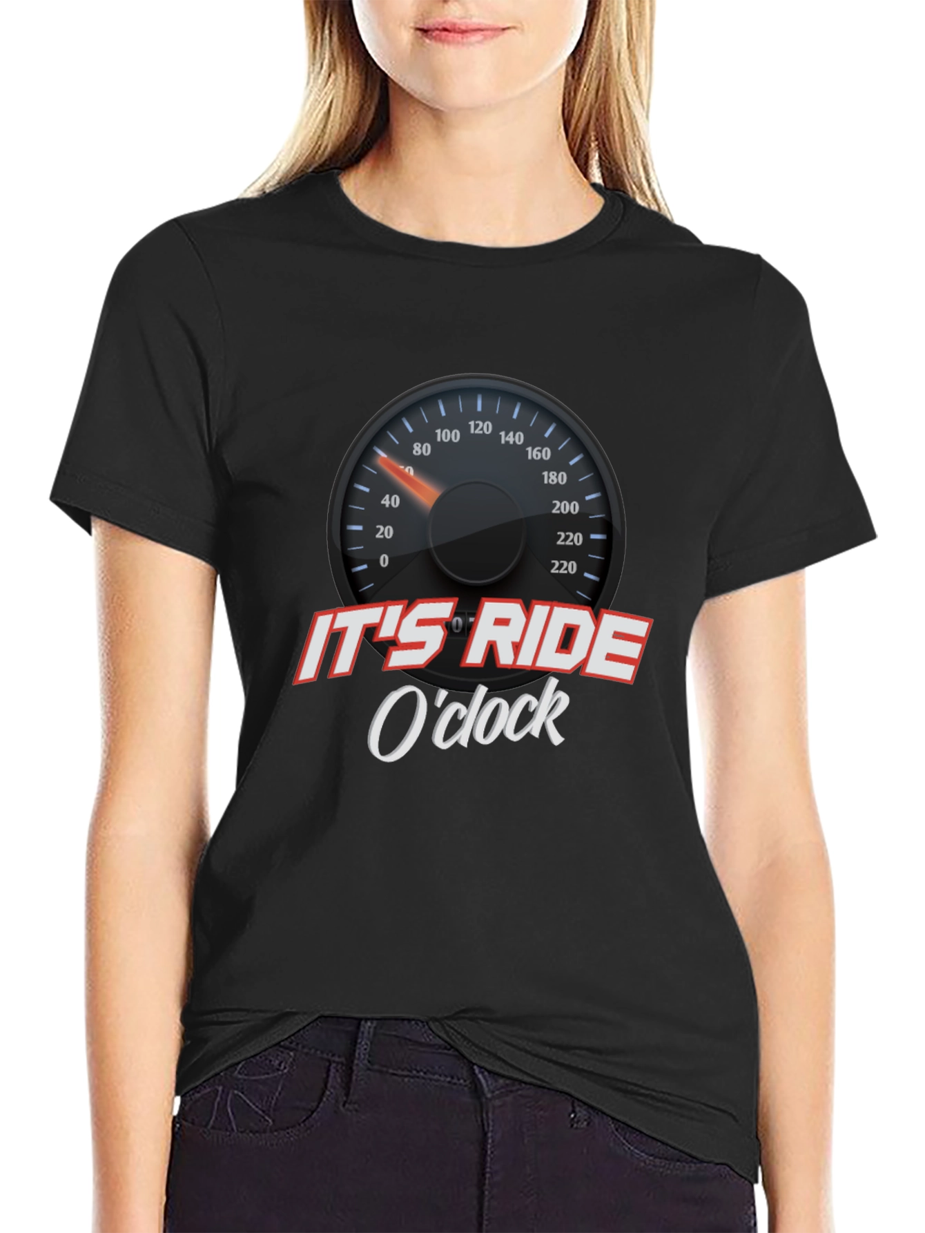 Its Ride OClock T-Shirt - Black