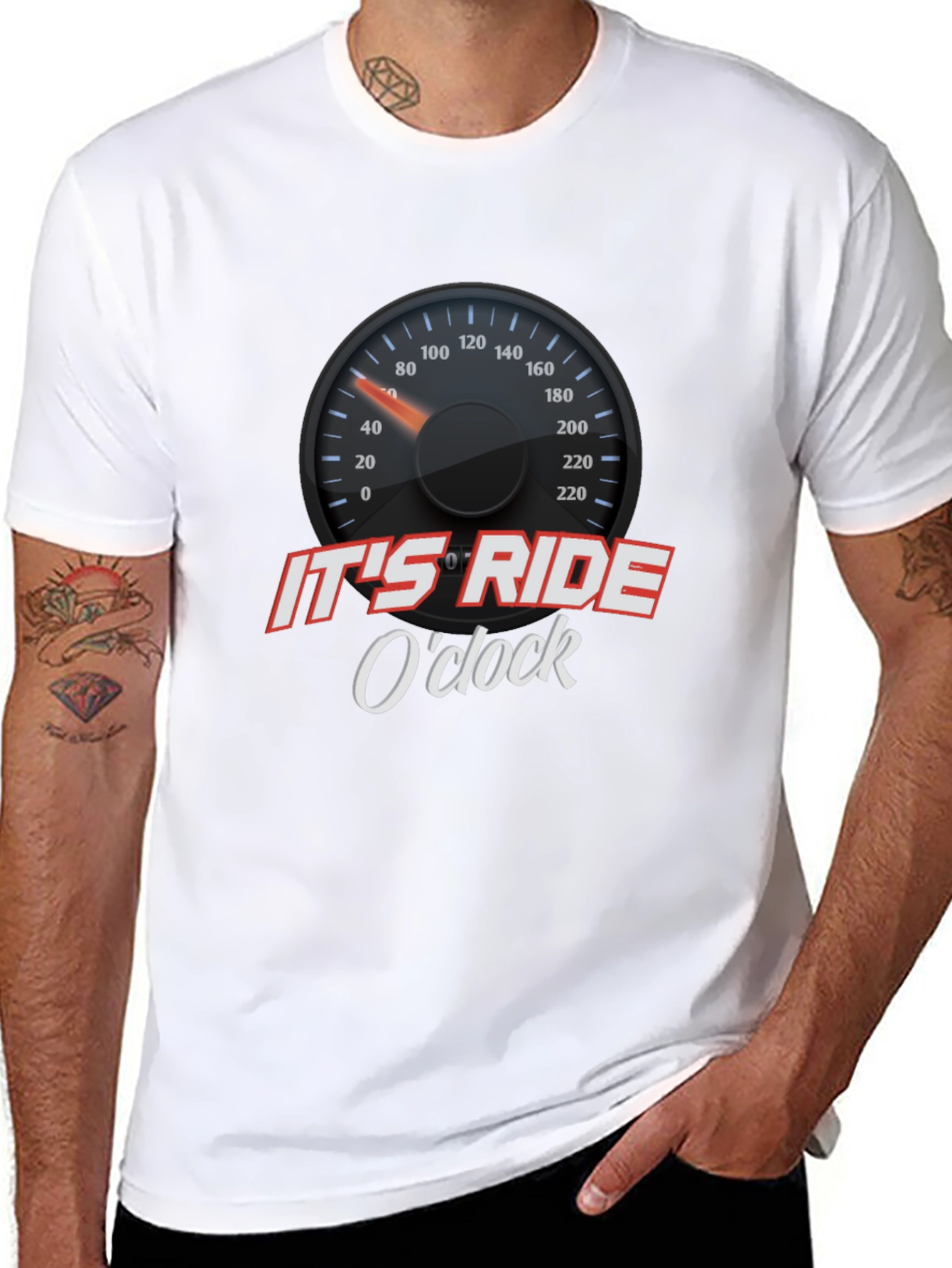 Its Ride OClock T-Shirt - Black