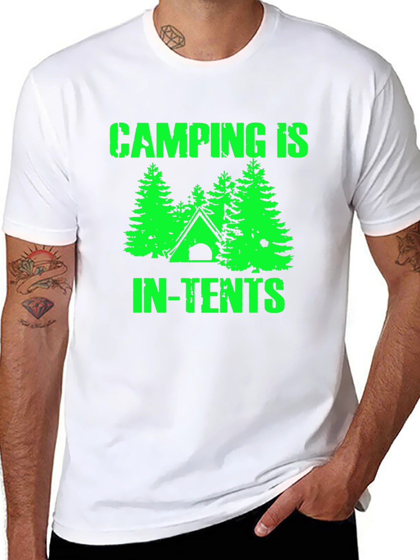 Camping In-Tents Graphic T-Shirt