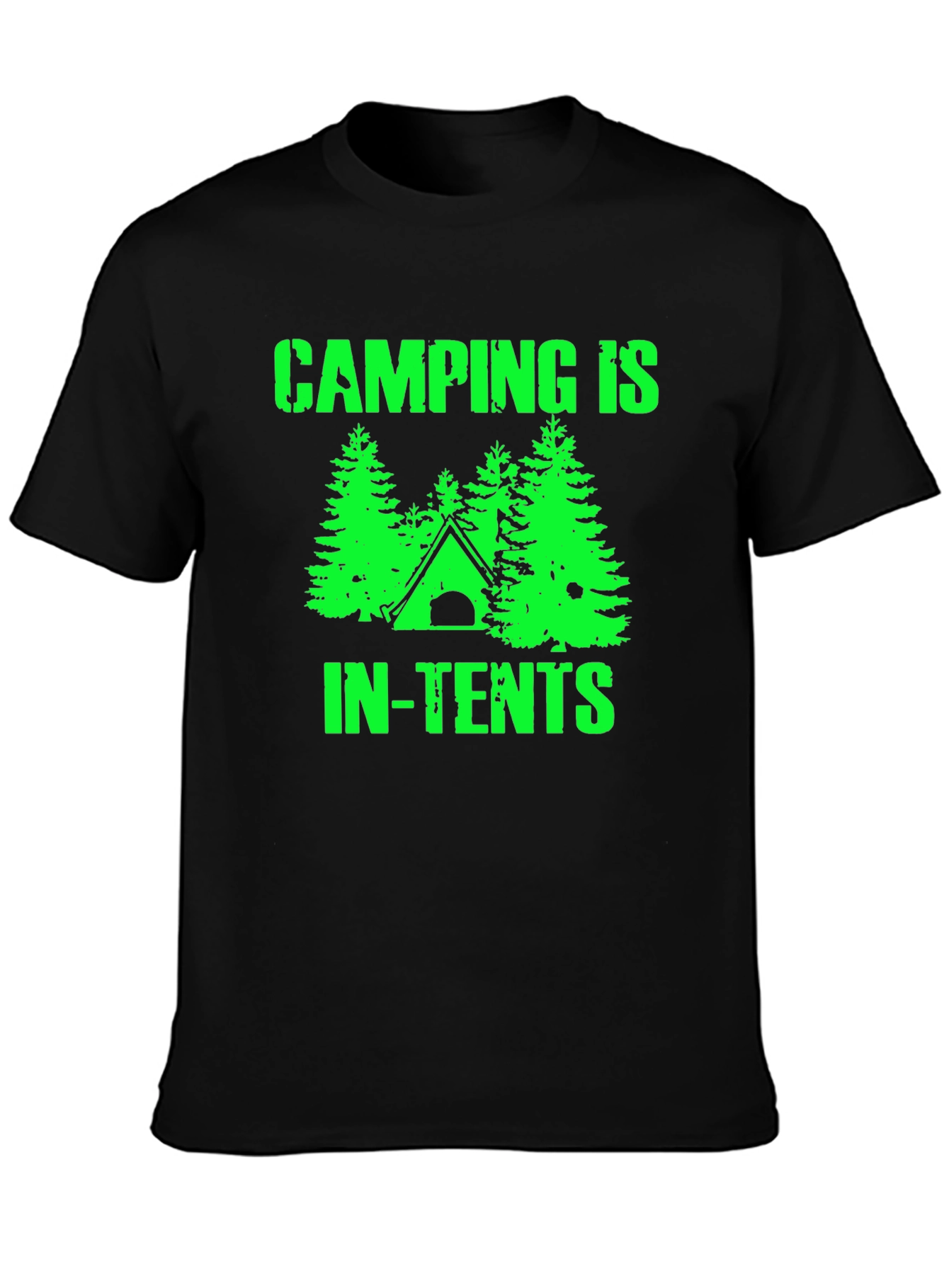 Camping In-Tents Graphic T-Shirt