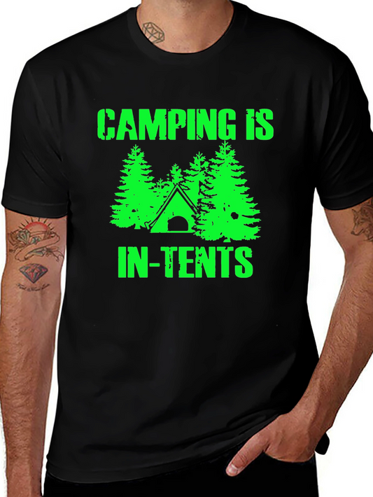 Camping In-Tents Graphic T-Shirt