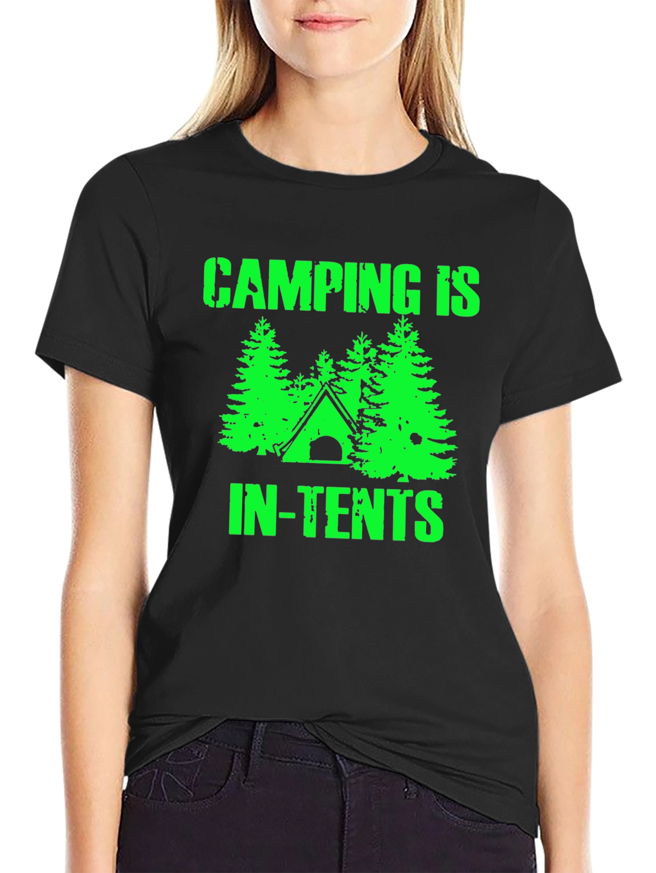 Camping In-Tents Graphic T-Shirt