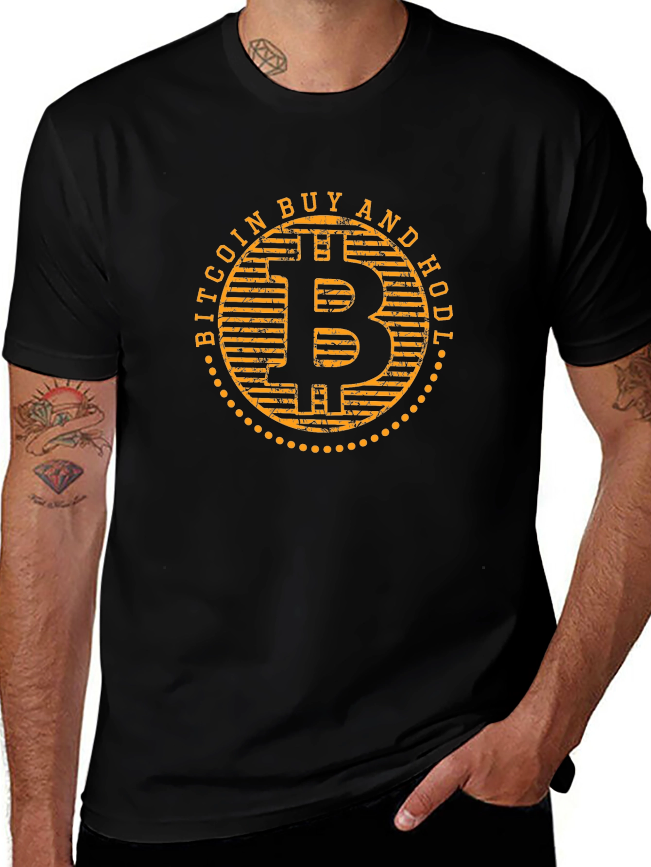Bitcoin Buy and Hodl Crypto T-Shirt