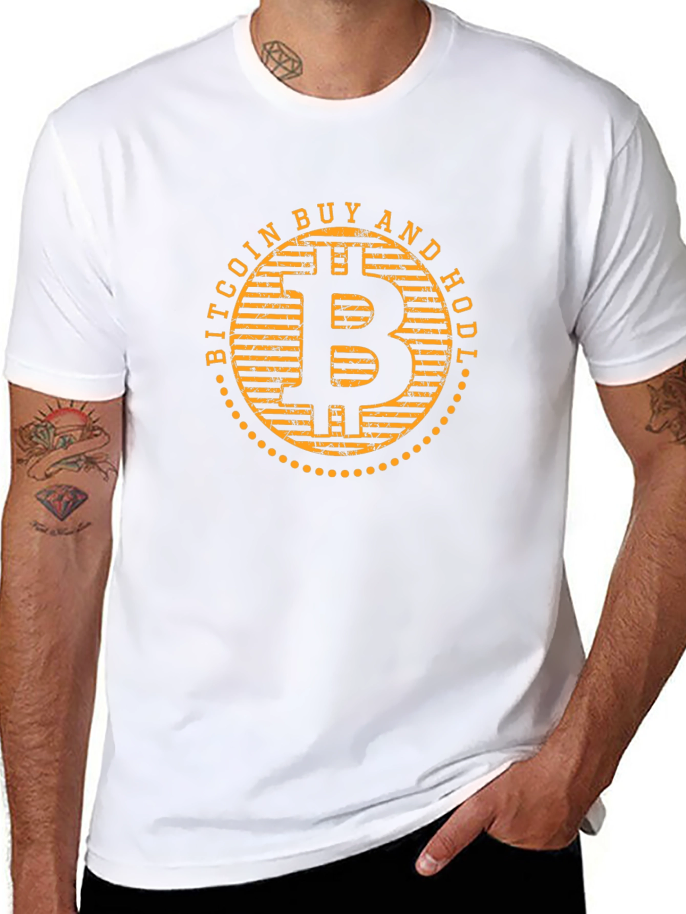 Bitcoin Buy and Hodl Crypto T-Shirt