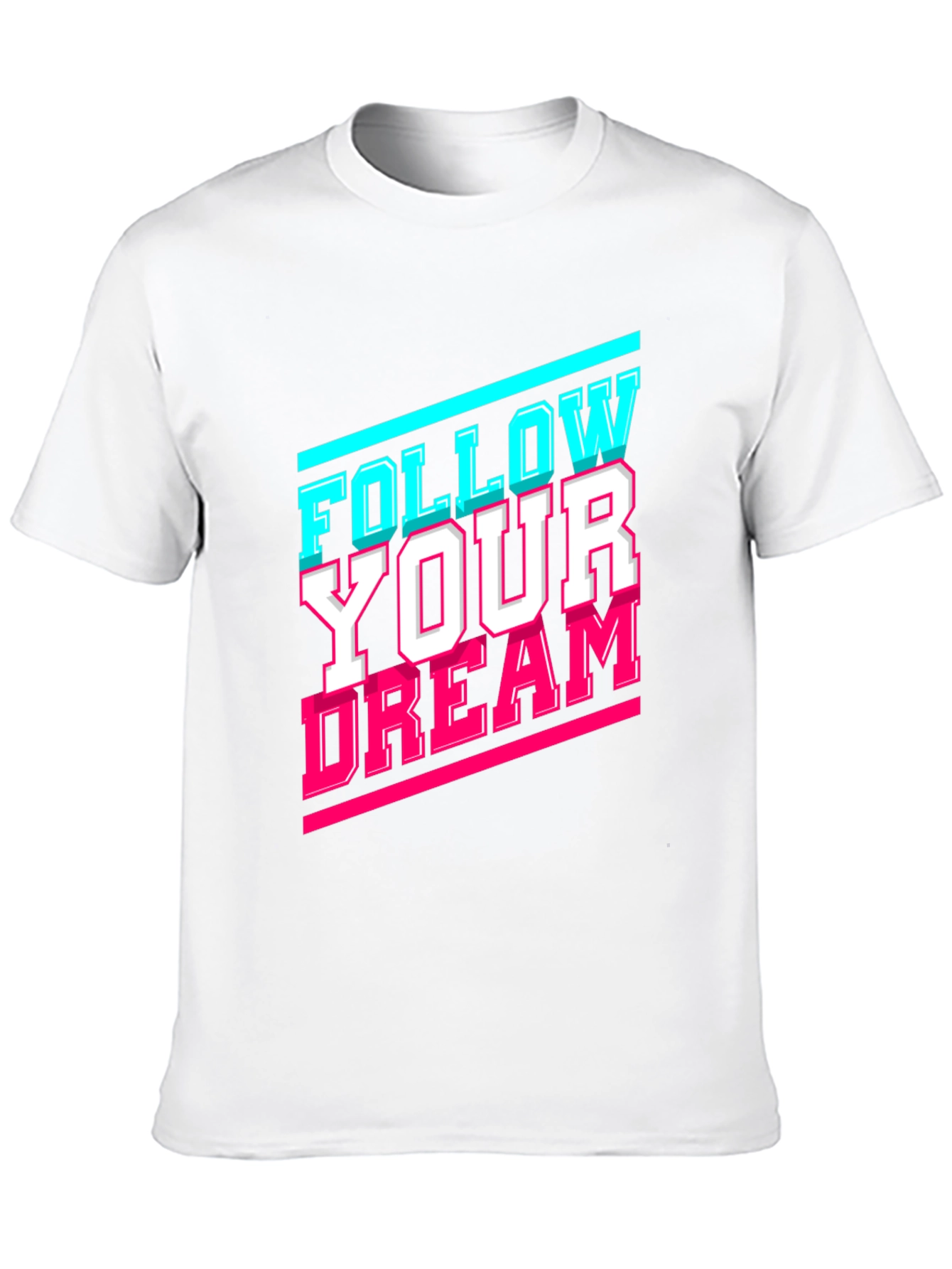 Follow Your Dream Graphic Tee - Stylish Cotton T-Shirt