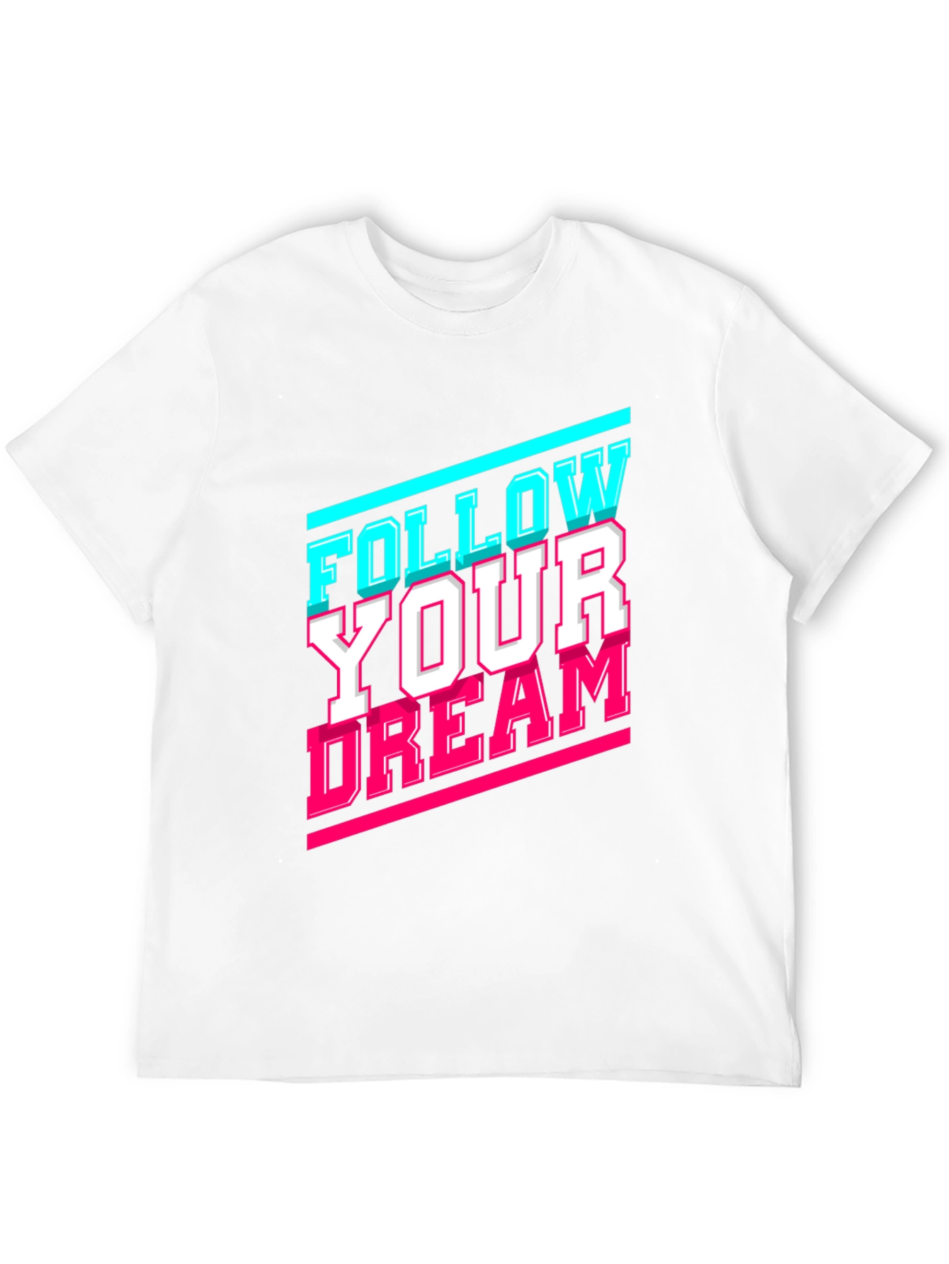 Follow Your Dream Graphic Tee - Stylish Cotton T-Shirt