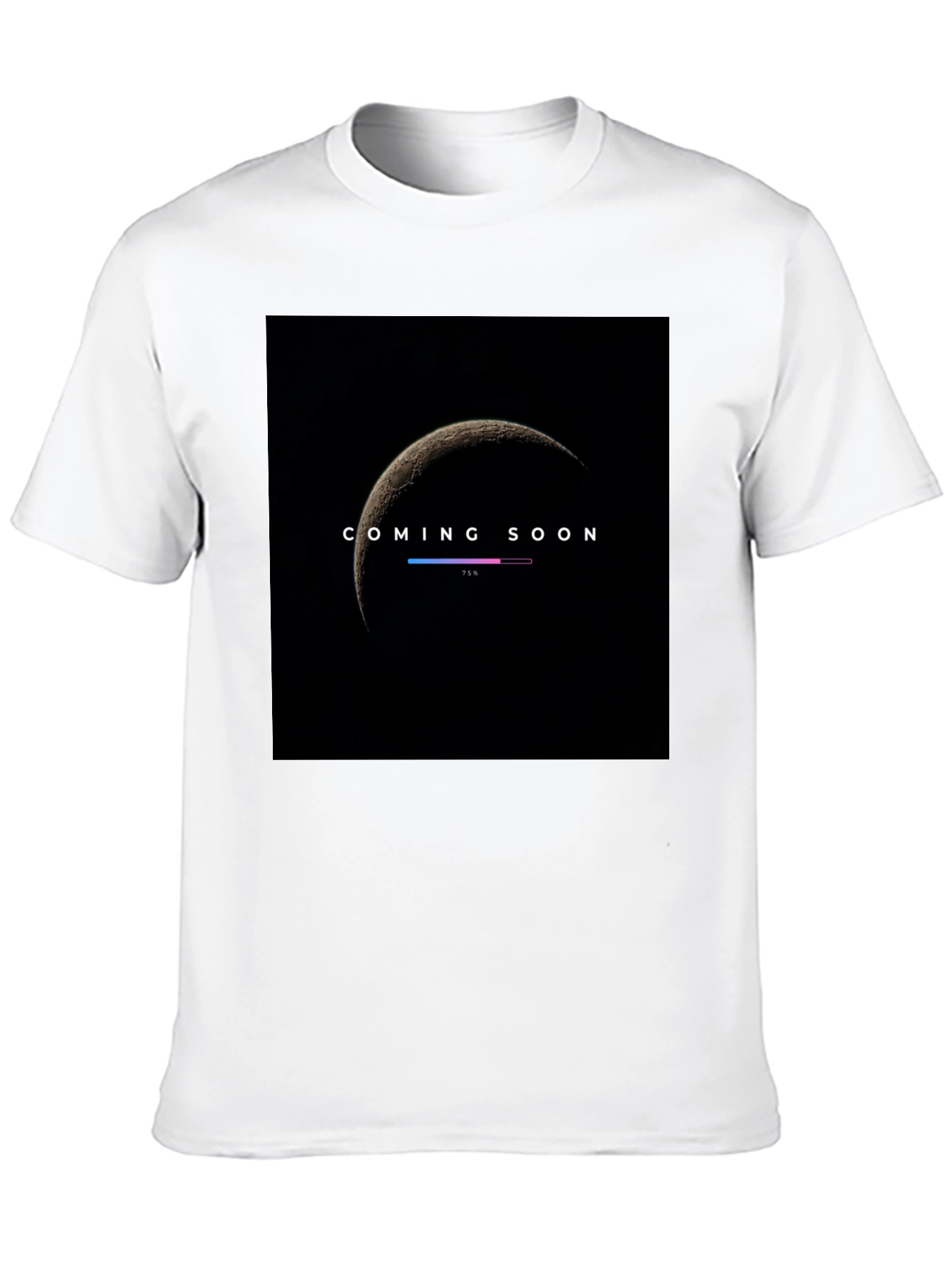Coming Soon Moon Phase Graphic Tee - Black