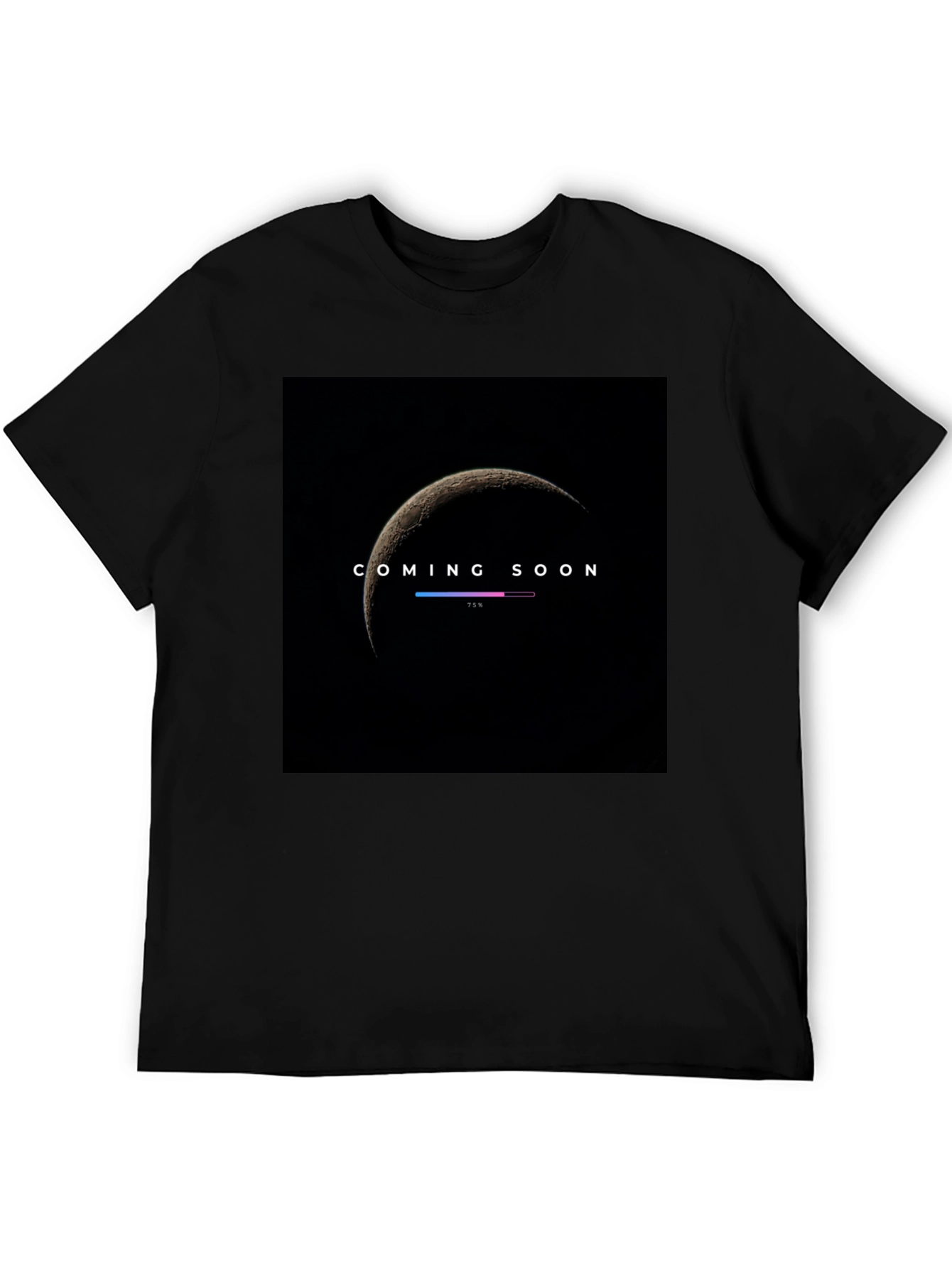Coming Soon Moon Phase Graphic Tee - Black