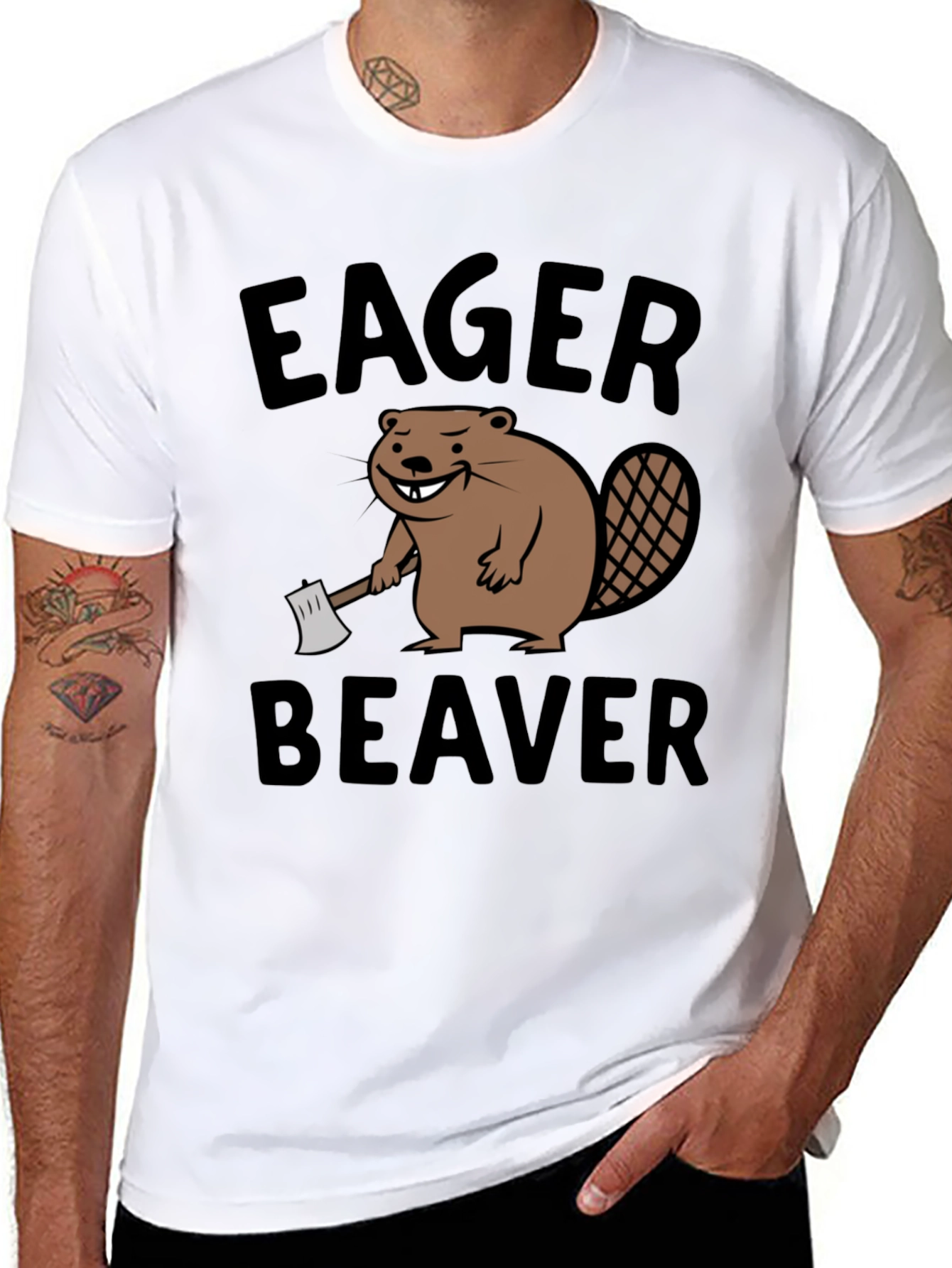 Eager Beaver Graphic T-Shirt