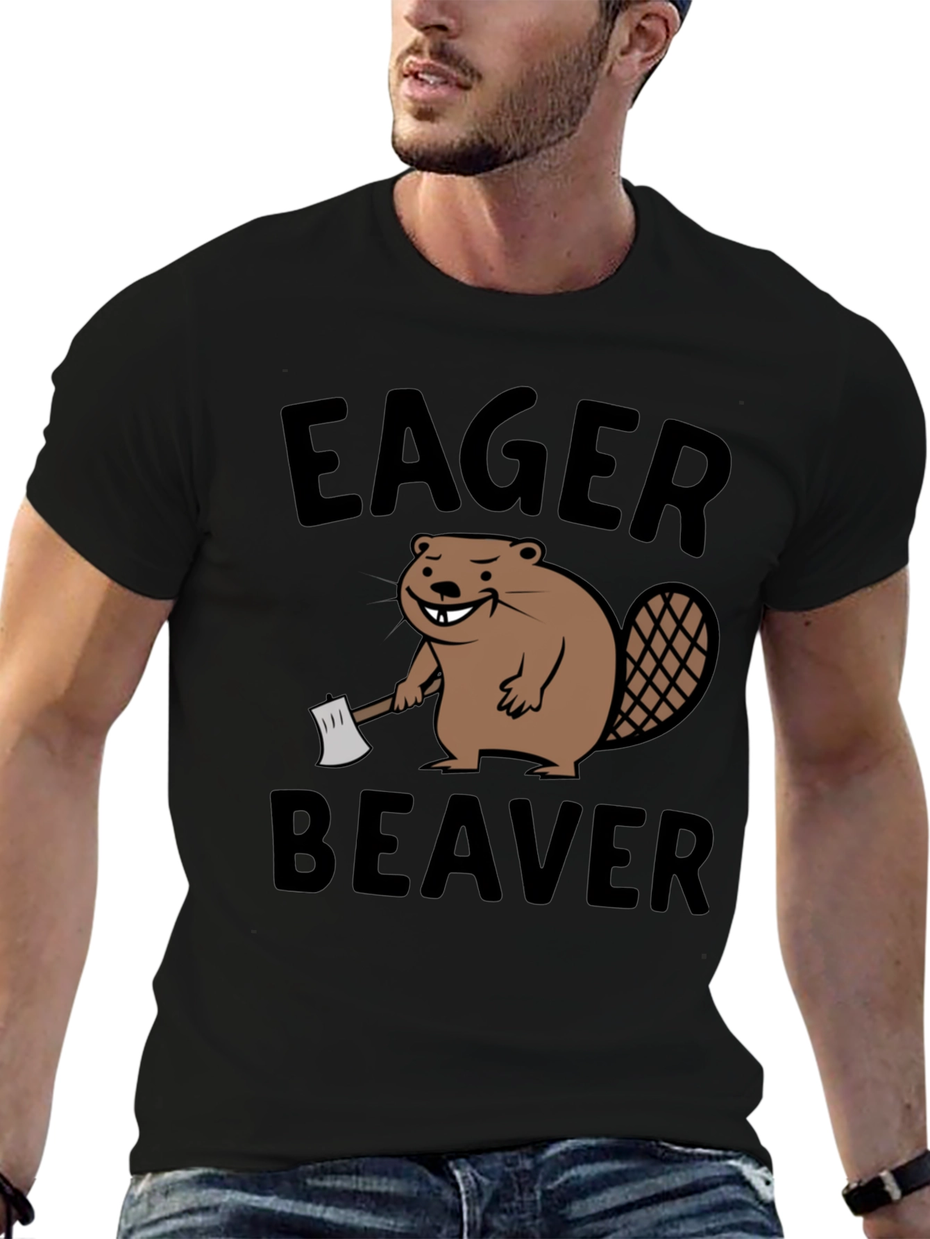 Eager Beaver Graphic T-Shirt
