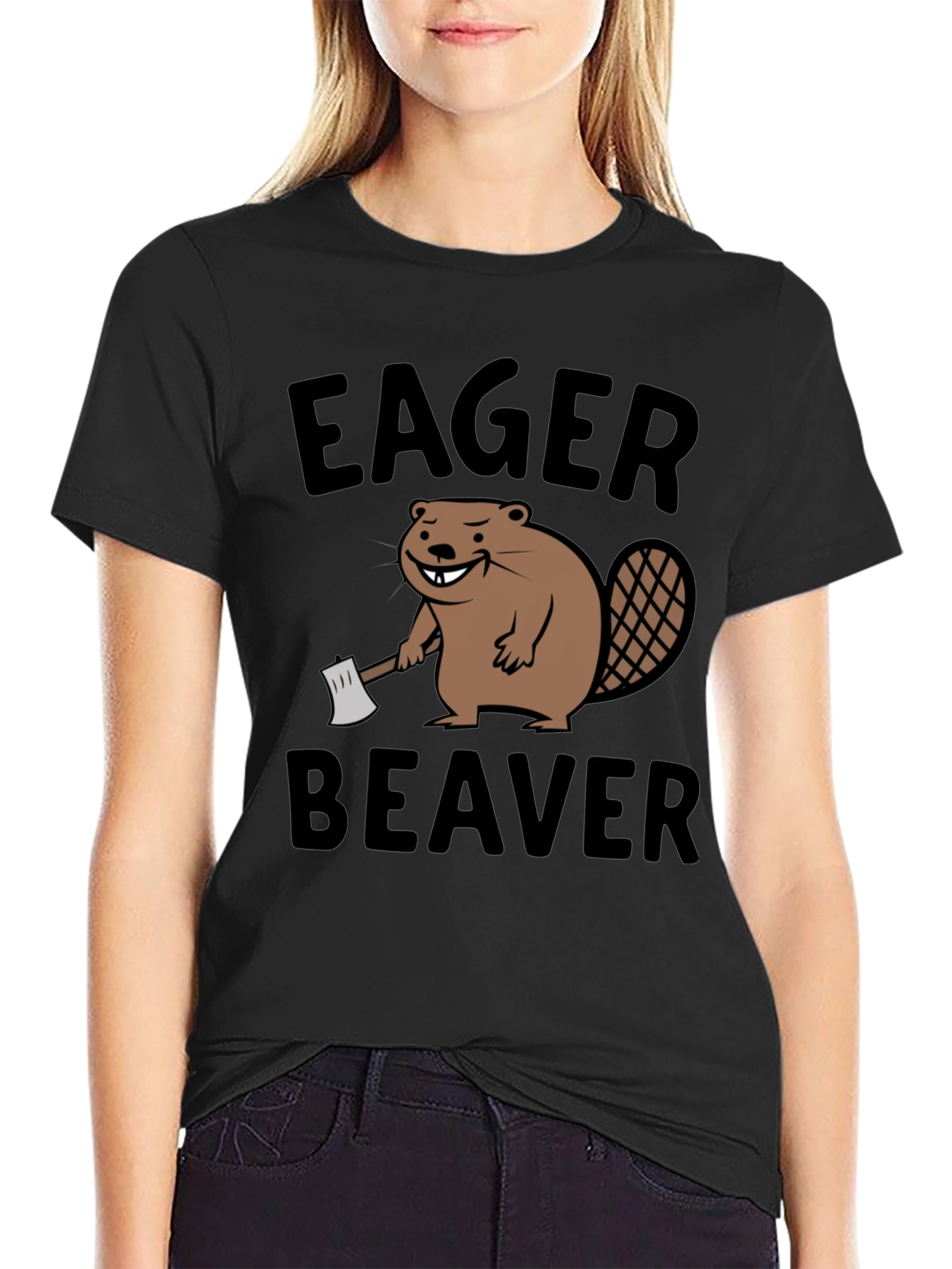 Eager Beaver Graphic T-Shirt