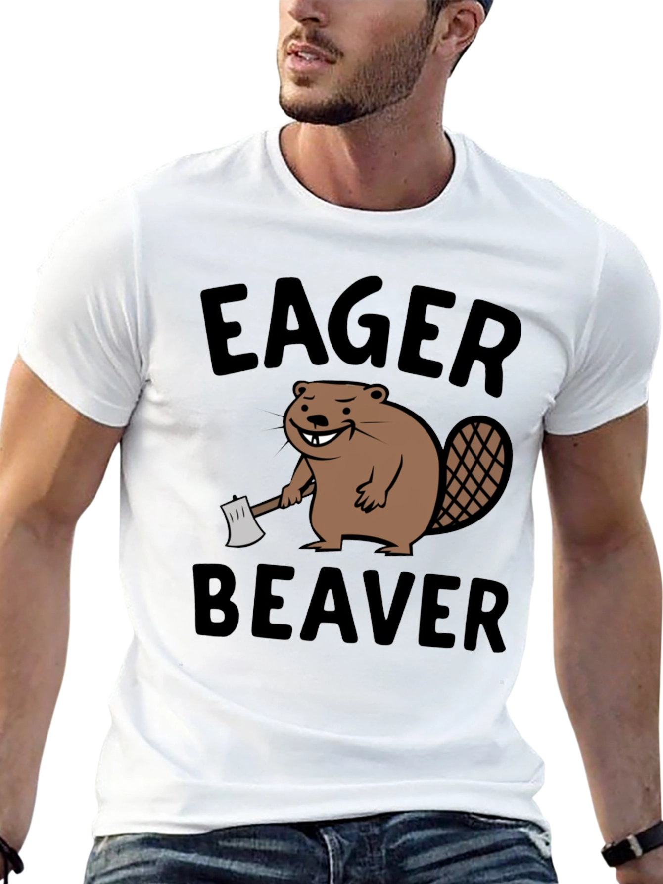 Eager Beaver Graphic T-Shirt