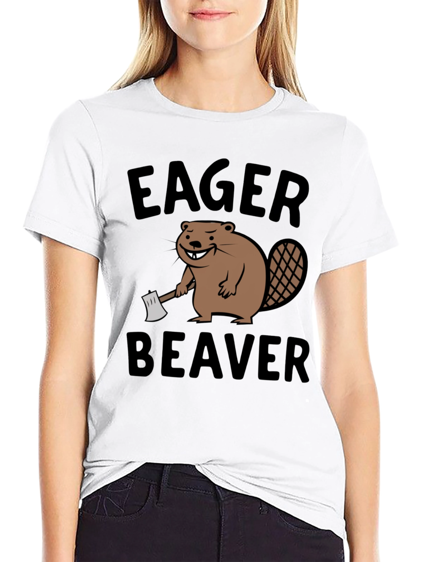 Eager Beaver Graphic T-Shirt