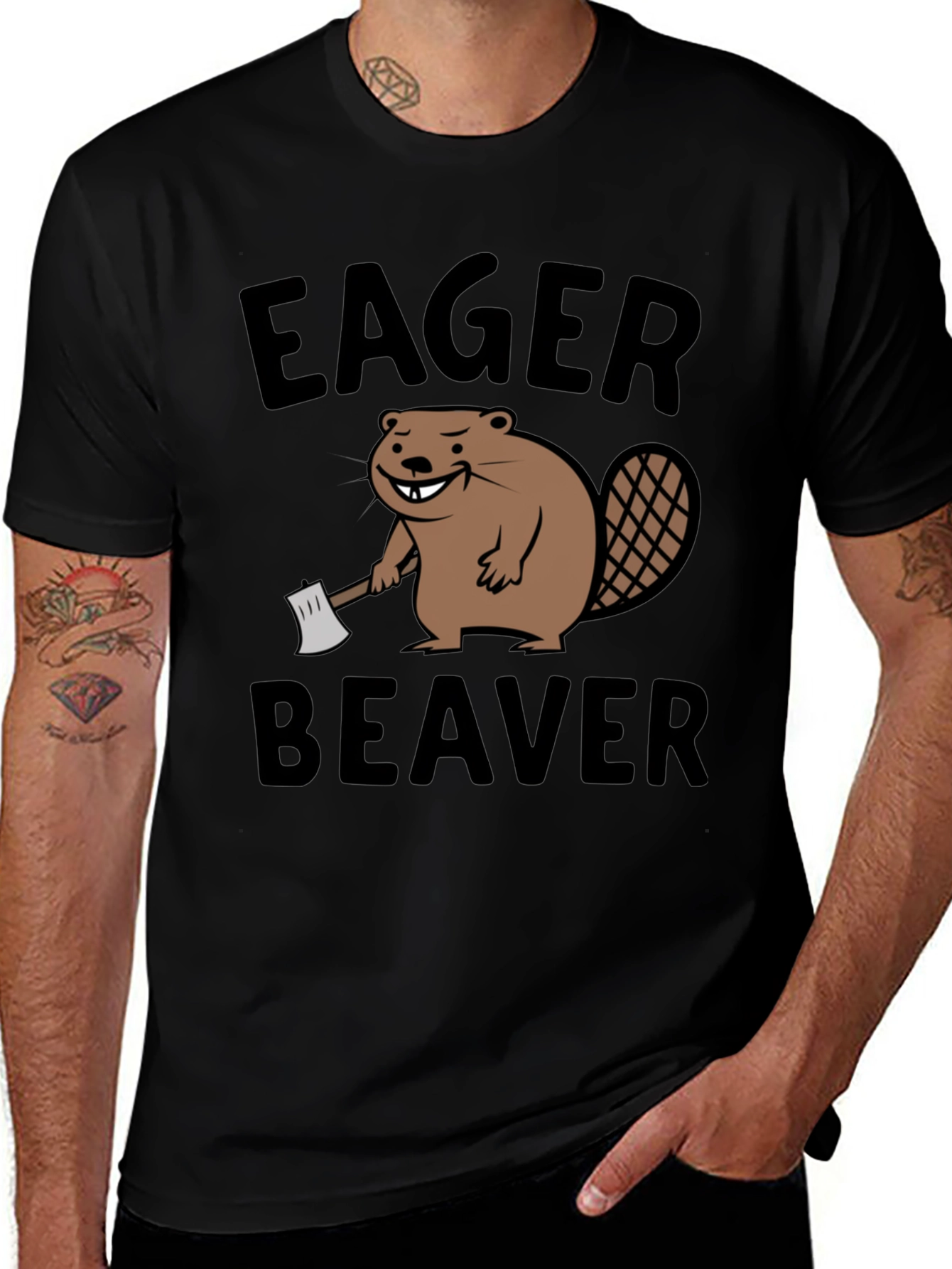 Eager Beaver Graphic T-Shirt
