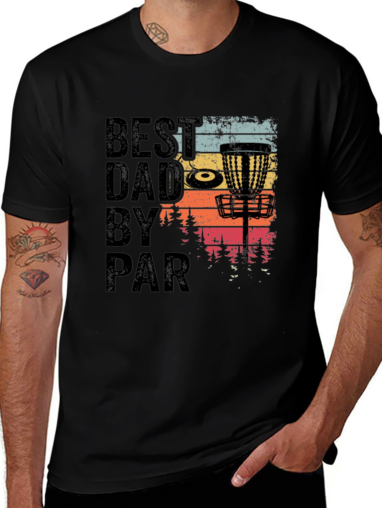 Best Dad by Par Disc Golf T-Shirt