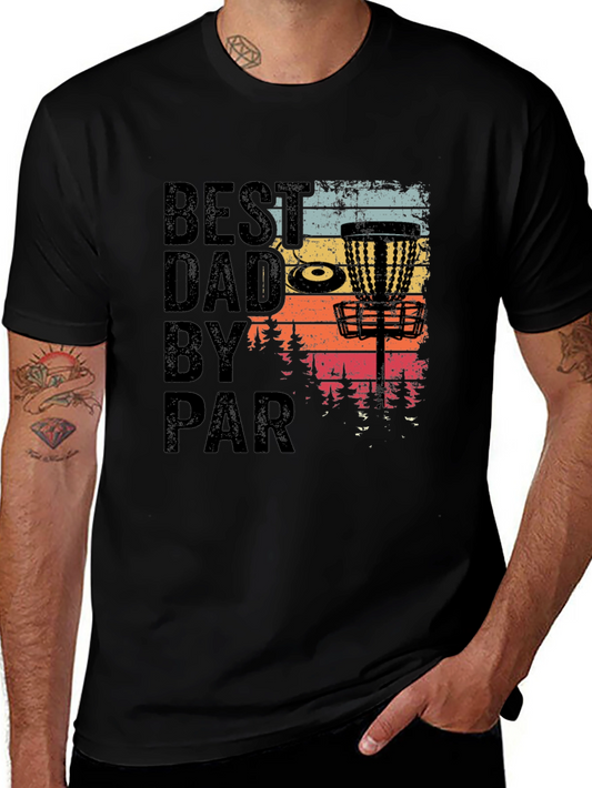 Best Dad by Par Disc Golf T-Shirt