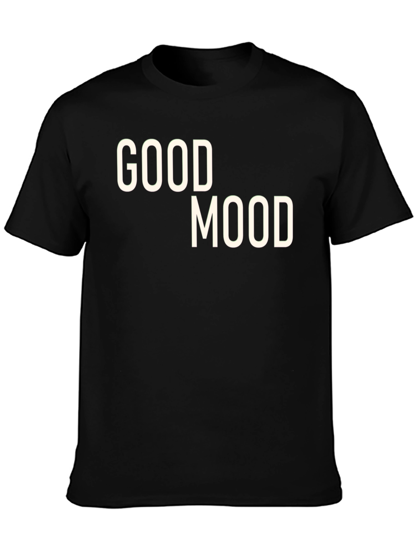 Good Mood Black Graphic Tee - Stylish & Comfy
