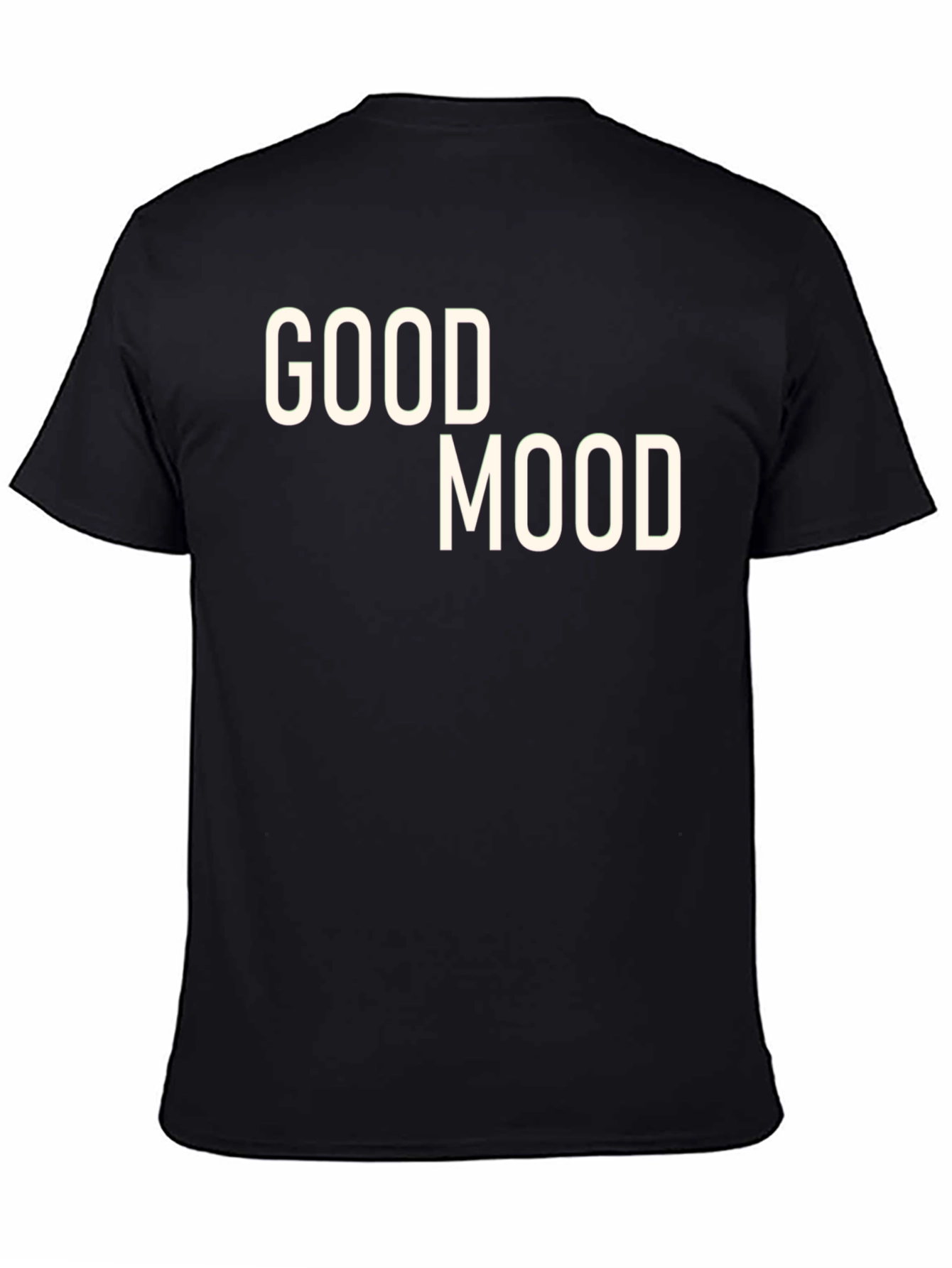 Good Mood Black Graphic Tee - Stylish & Comfy