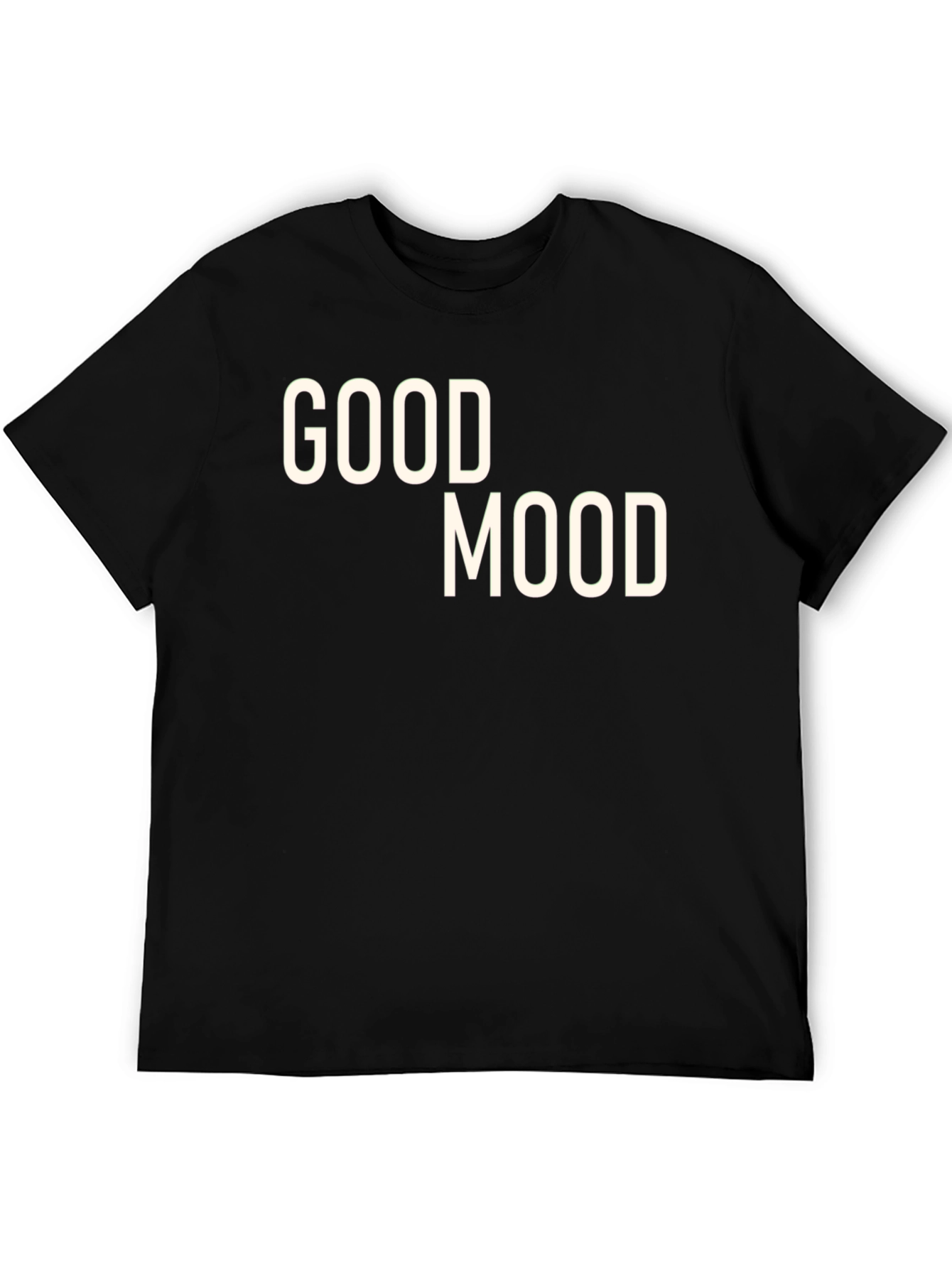 Good Mood Black Graphic Tee - Stylish & Comfy
