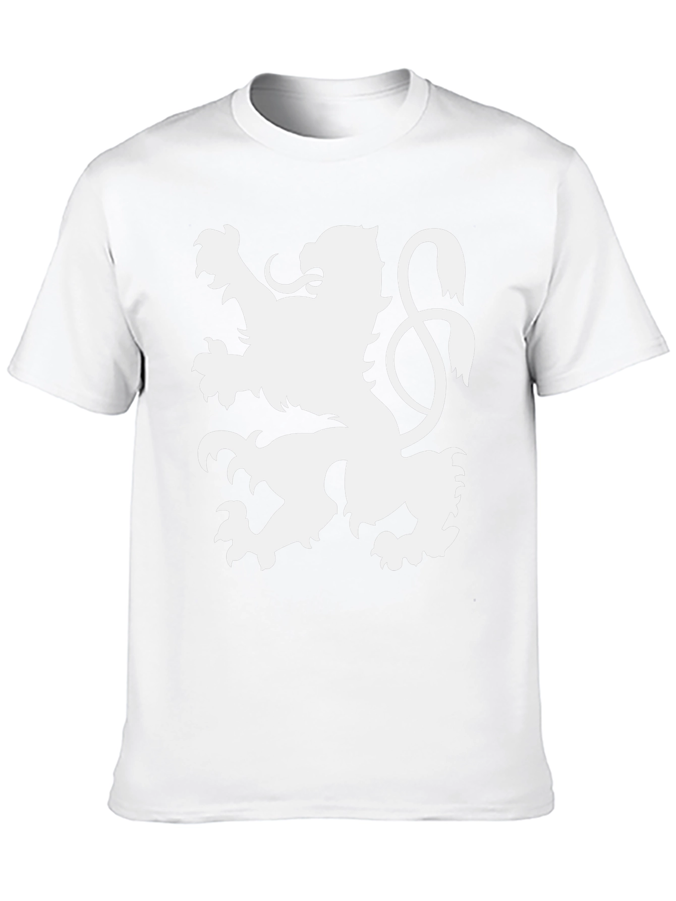 Lion Crest Graphic T-Shirt - Classic Black Tee