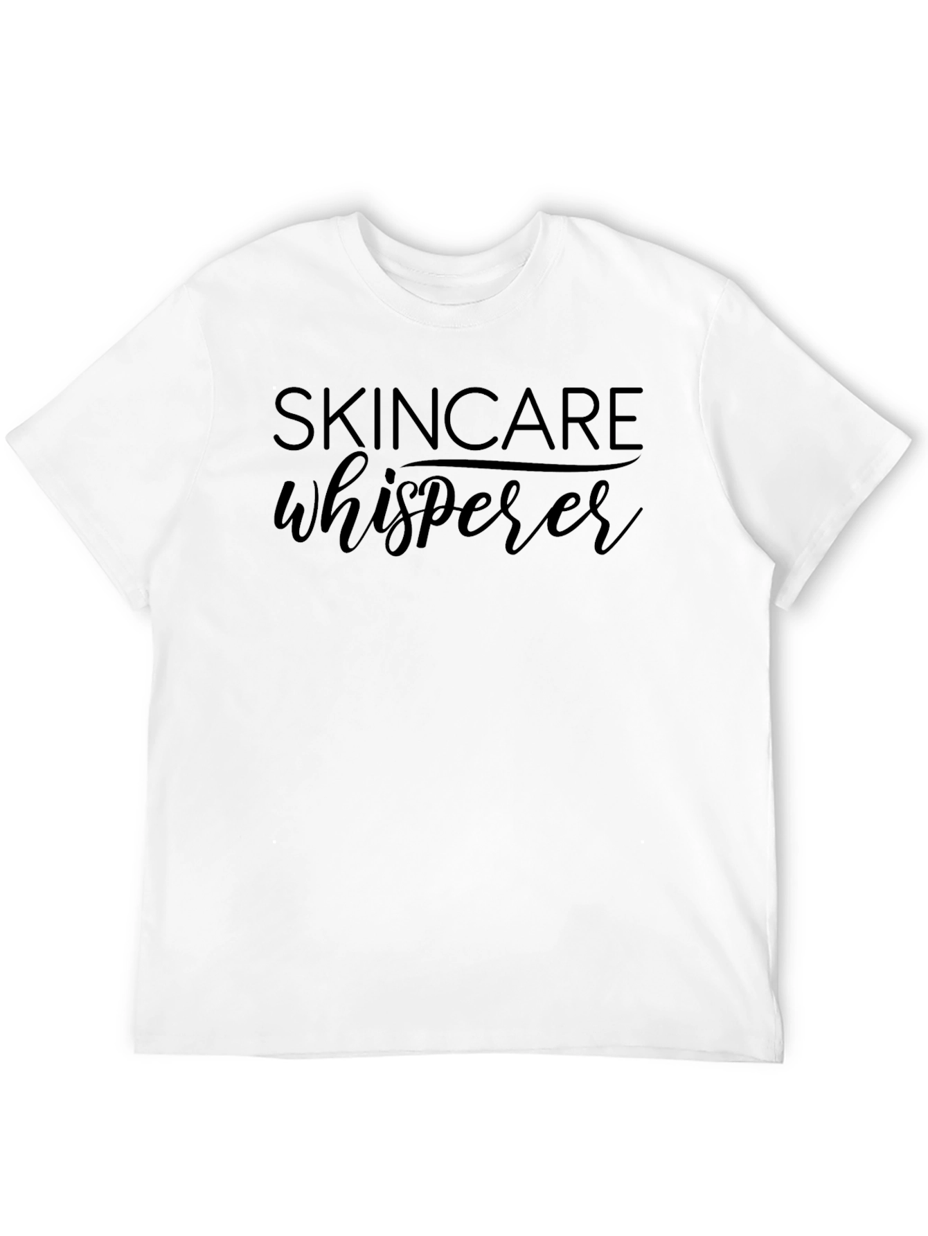 Skincare Whisperer Black T-Shirt