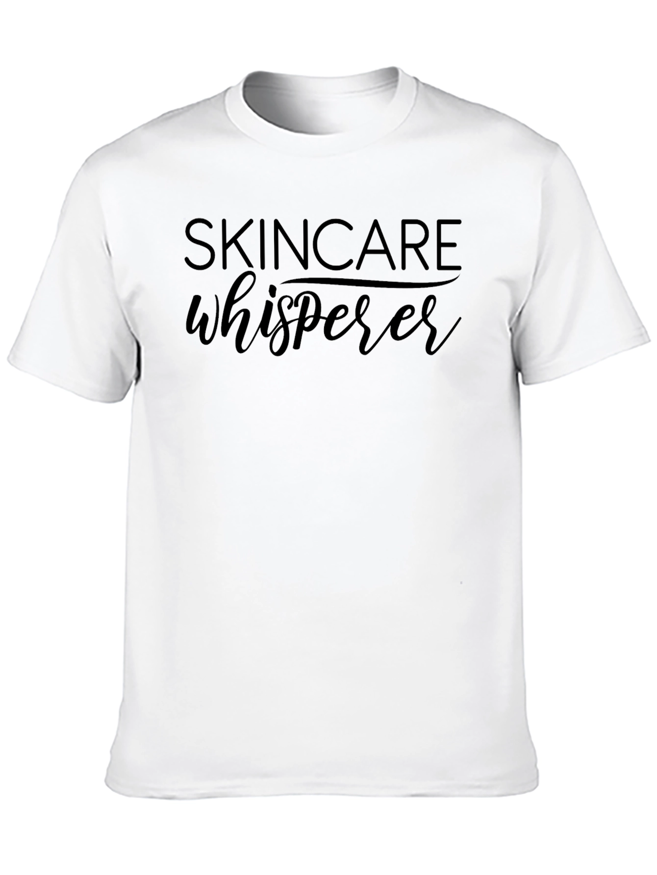 Skincare Whisperer Black T-Shirt