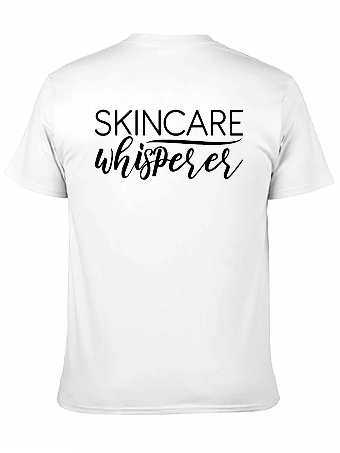 Skincare Whisperer Black T-Shirt