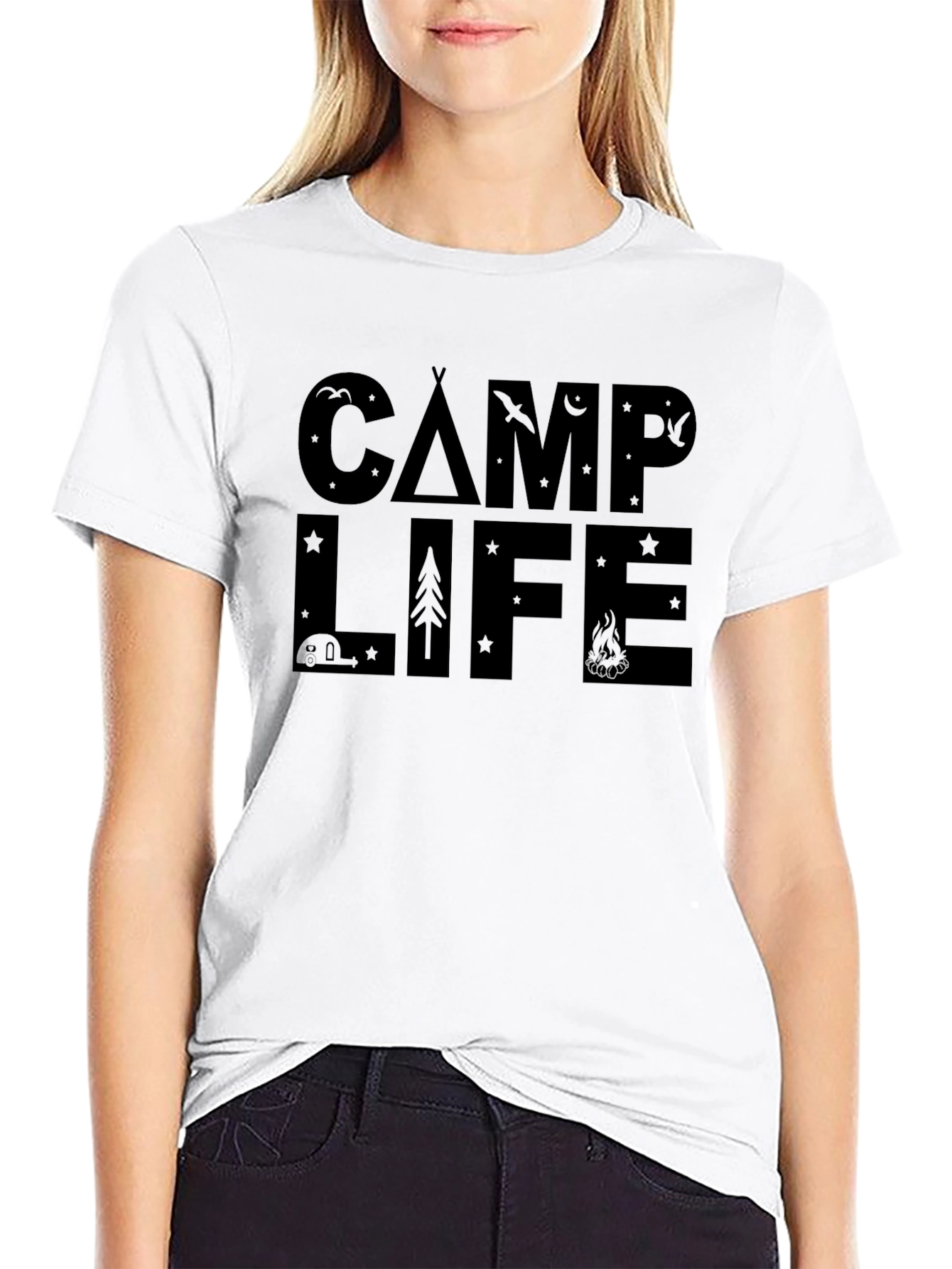 Camp Life Graphic T-Shirt