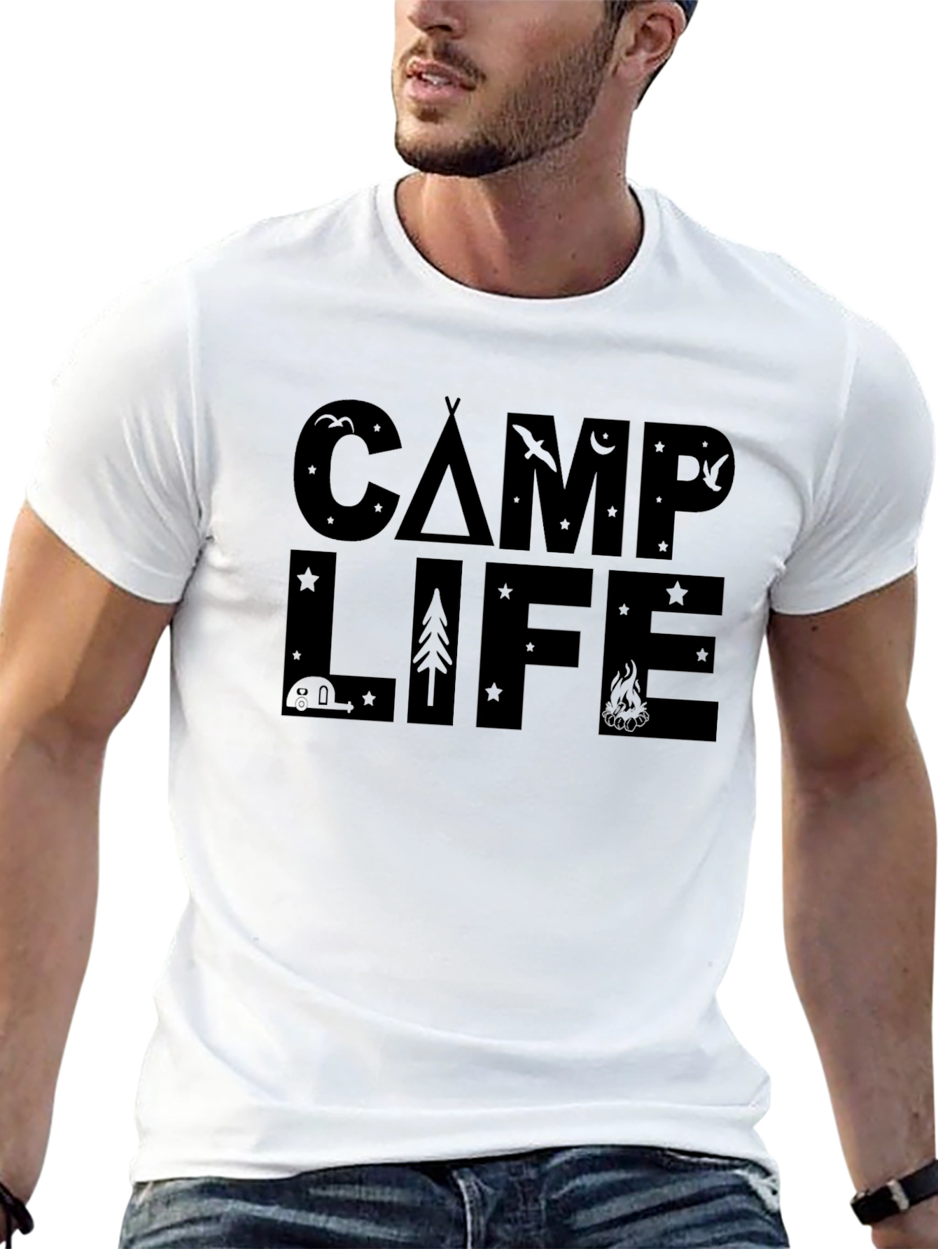 Camp Life Graphic T-Shirt