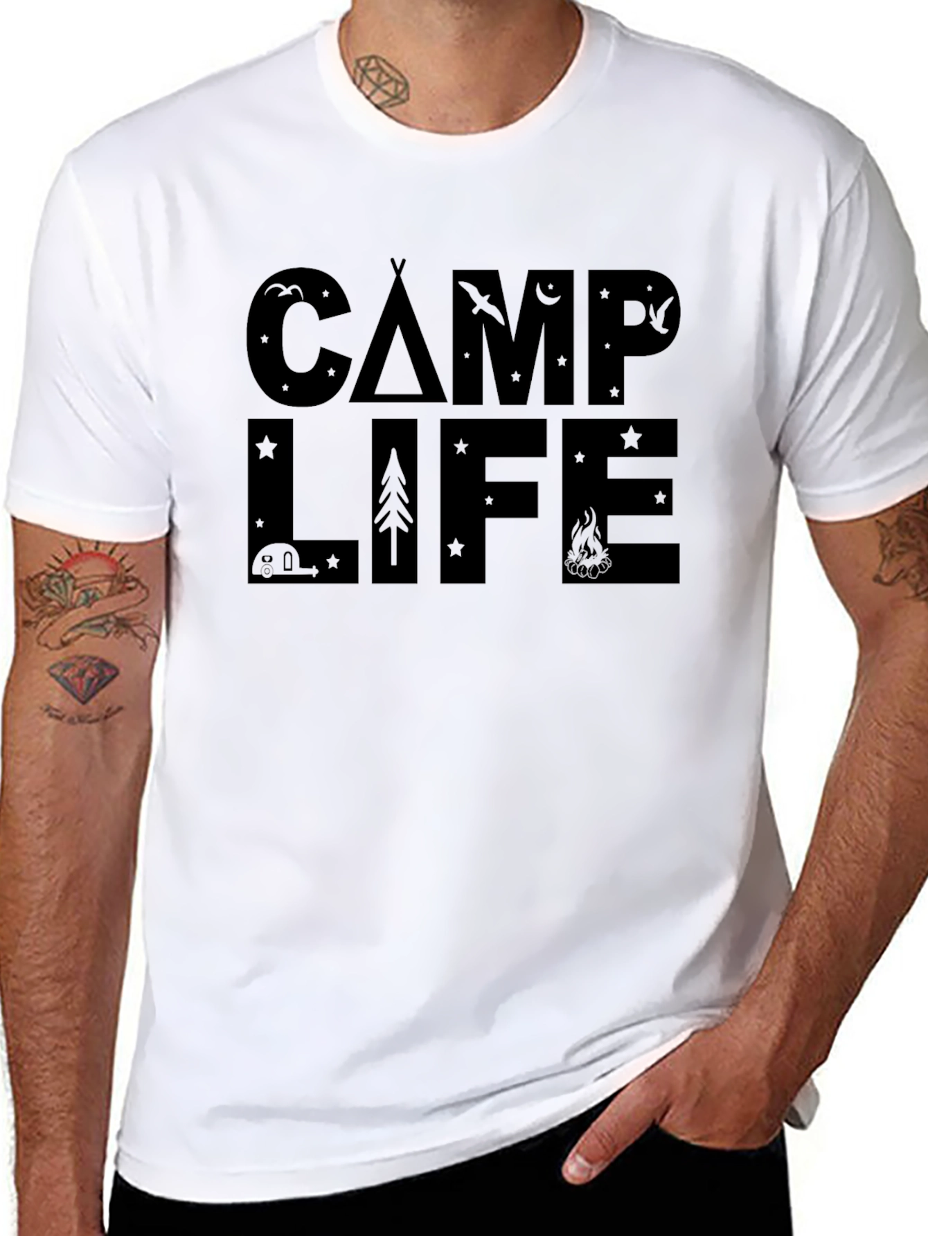 Camp Life Graphic T-Shirt