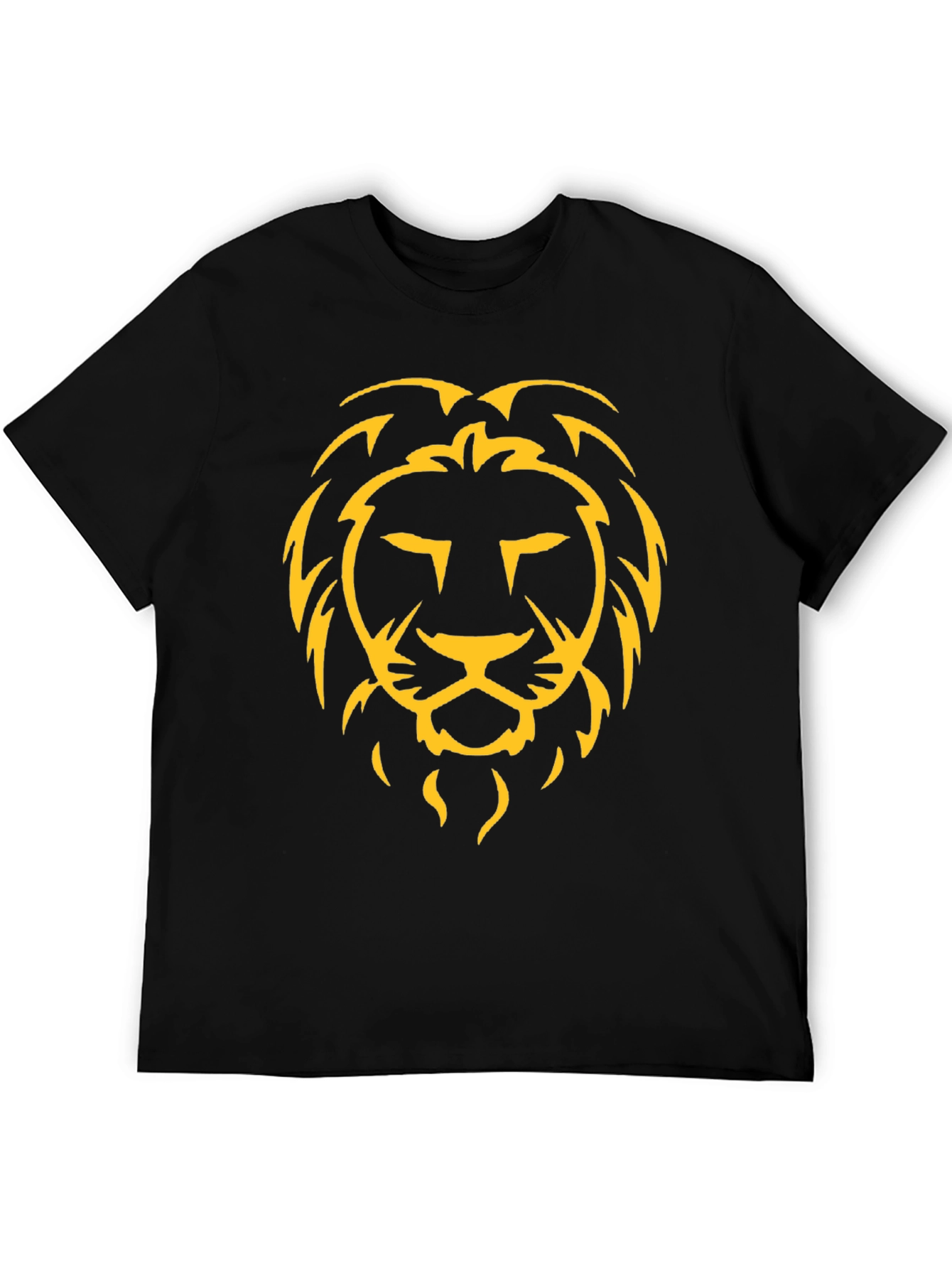 Lion Graphic Tee - Bold Black T-Shirt