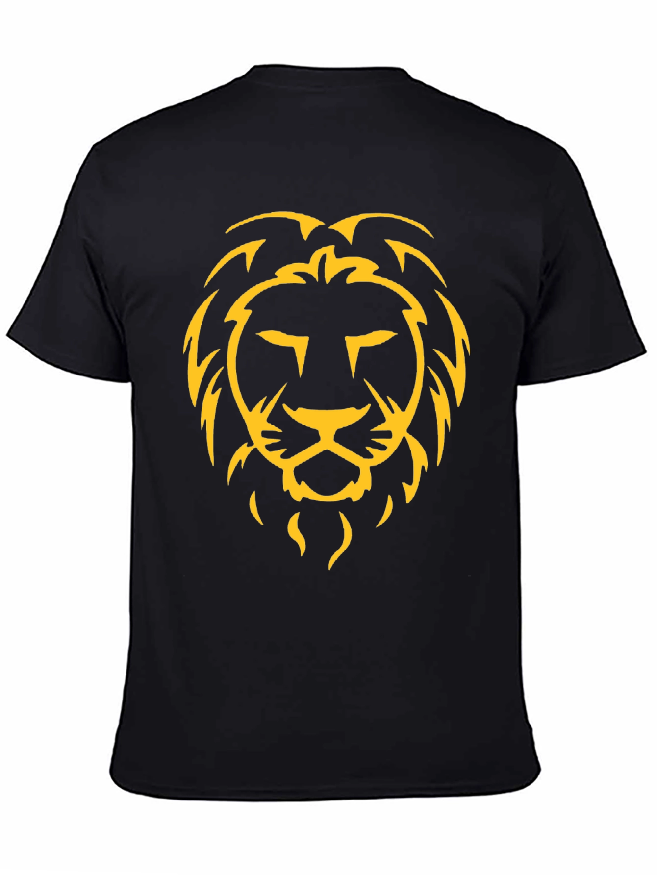 Lion Graphic Tee - Bold Black T-Shirt