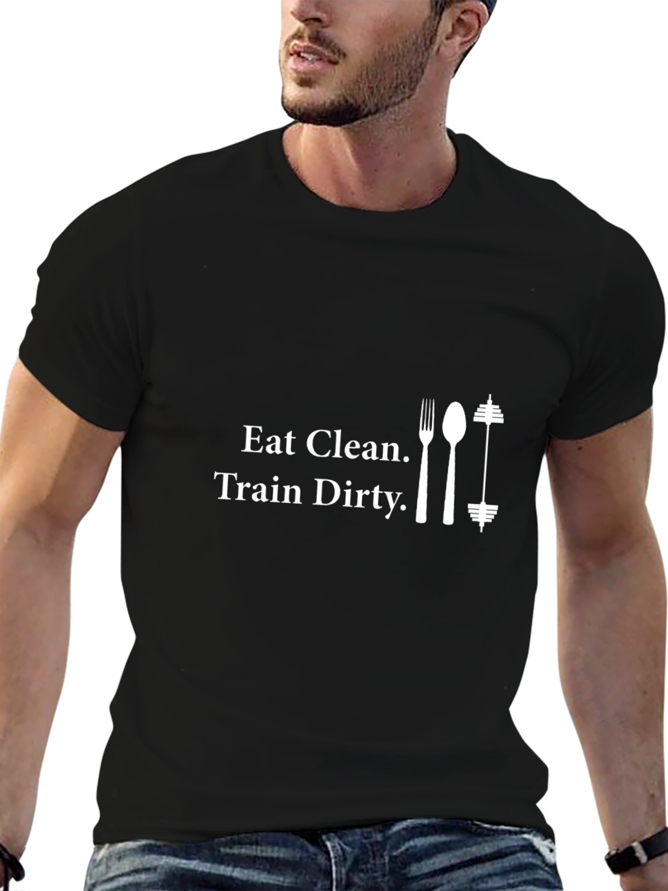 Eat Clean Train Dirty Fitness T-Shirt