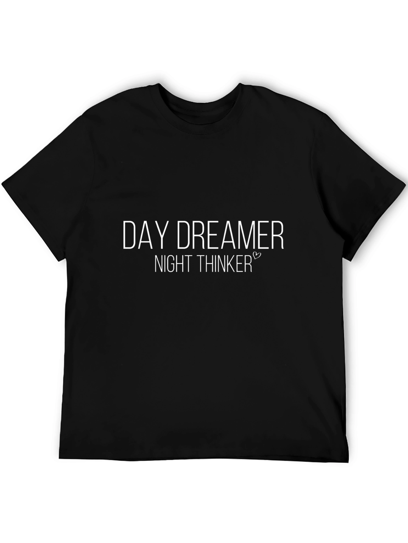 Day Dreamer Night Thinker Black Tee