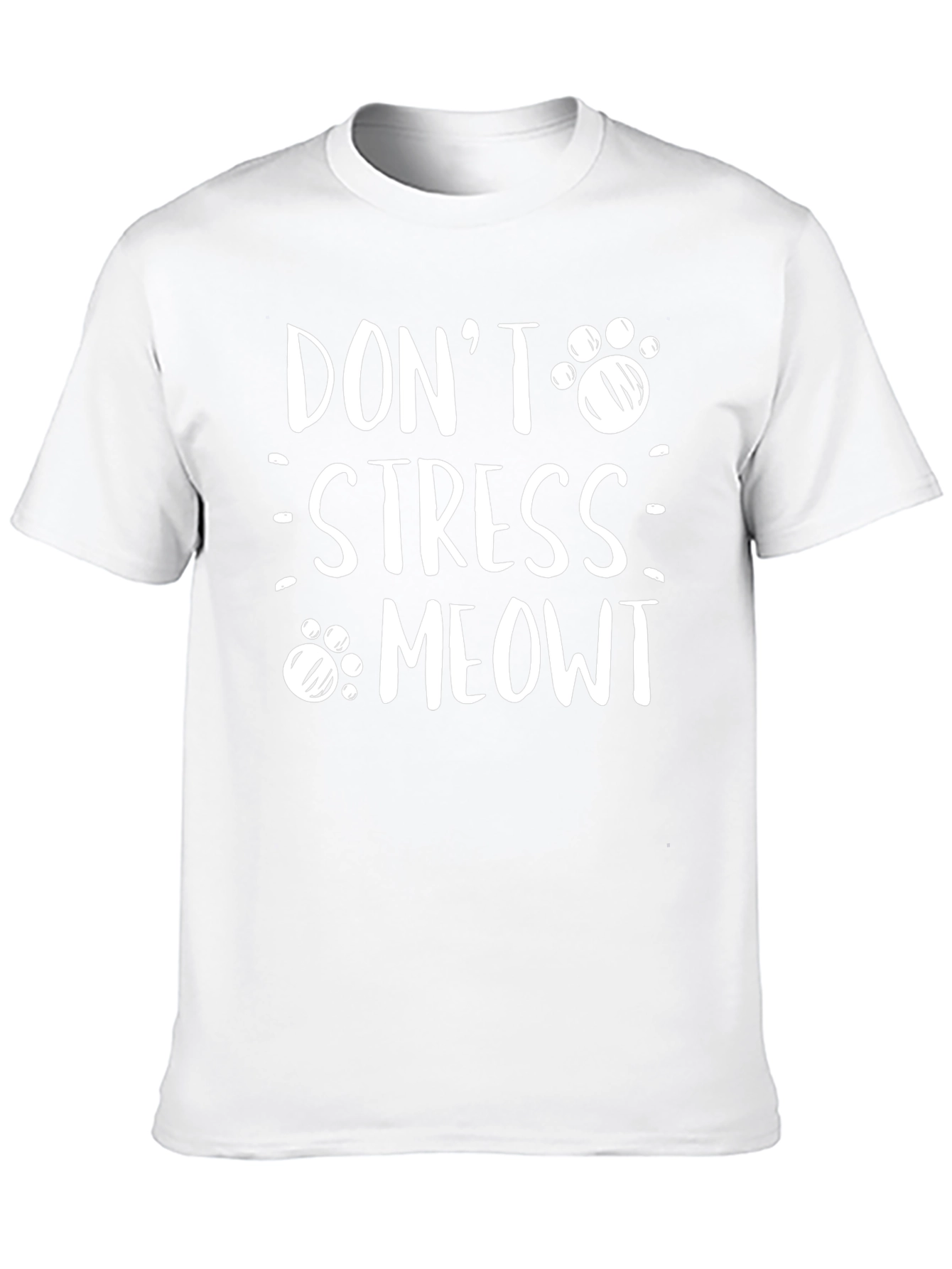 Dont Stress Meowt Black T-Shirt