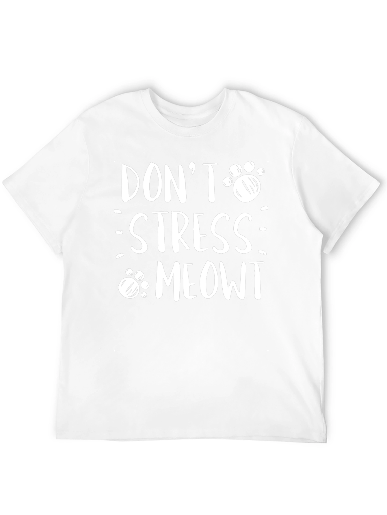 Dont Stress Meowt Black T-Shirt