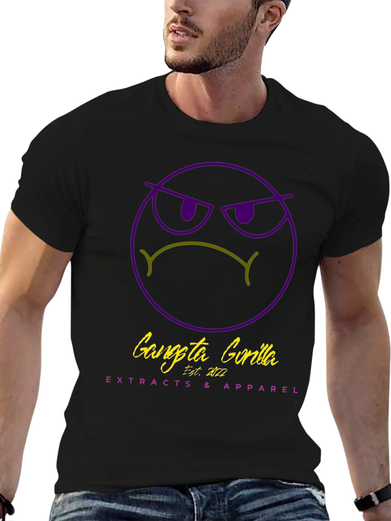 Gangsta Gorilla Graphic T-Shirt
